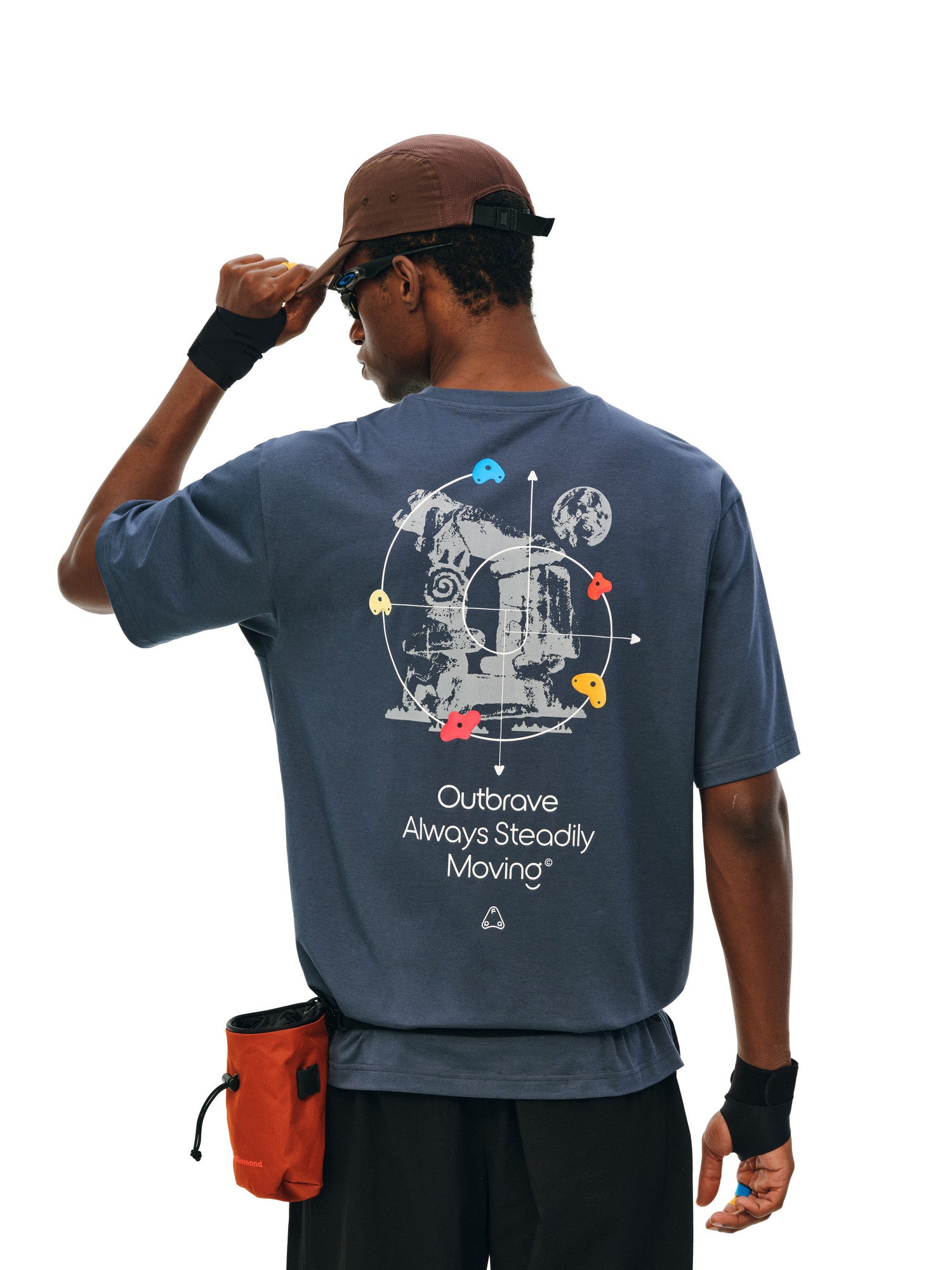 FPA COOLMAX Quick-Dry Lyocell Climbing Sports Printed Short Sleeve T-Shirt, Summer Cool-Touch Breathable Couple Tee for Men