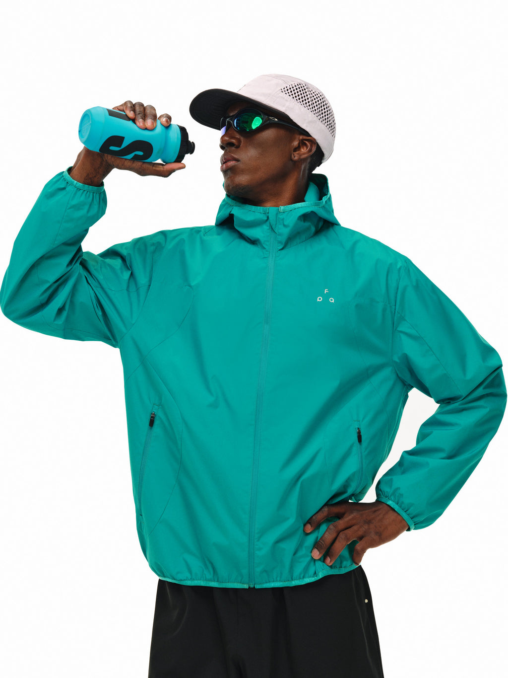 FPA Split Panel Track Jacket – Lightweight Hooded Outdoor Jacket for Spring and Autumn, Loose Unisex Design