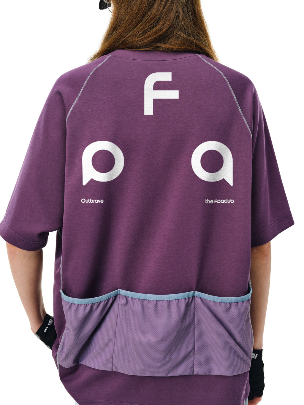 FPA Color-Block Half-Zip Outdoor Sports Cycling Shirt Summer Cool Unisex Casual Streetwear Short Sleeve T-Shirt