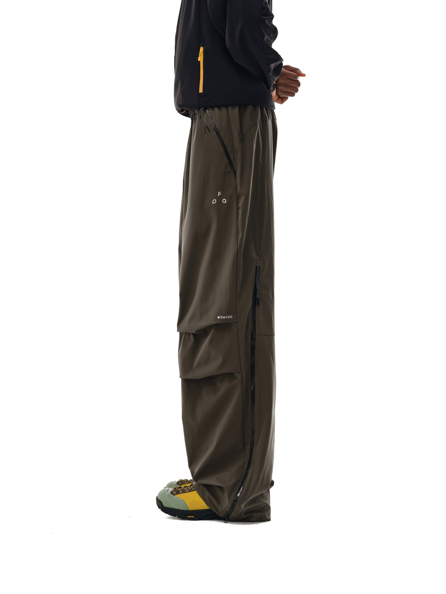 FPA Outdoor Water-Repellent Zipper Composite Hiking Pants – Relaxed Unisex Paratrooper Pants