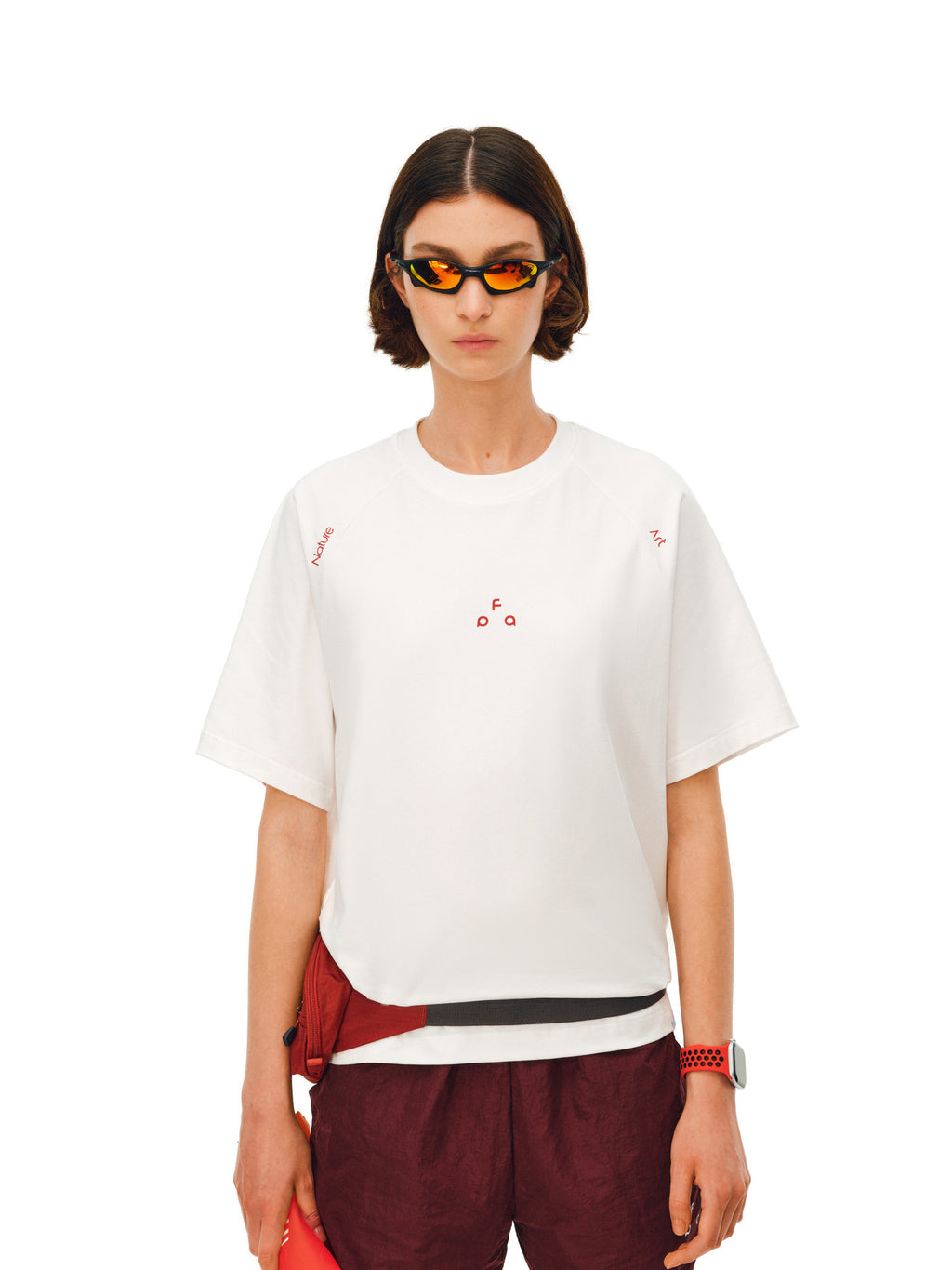 FPA Slogan COOLMAX Athletic T-Shirt Summer Outdoor Cool Touch Quick Dry Breathable Basic Couple Short Sleeve Men