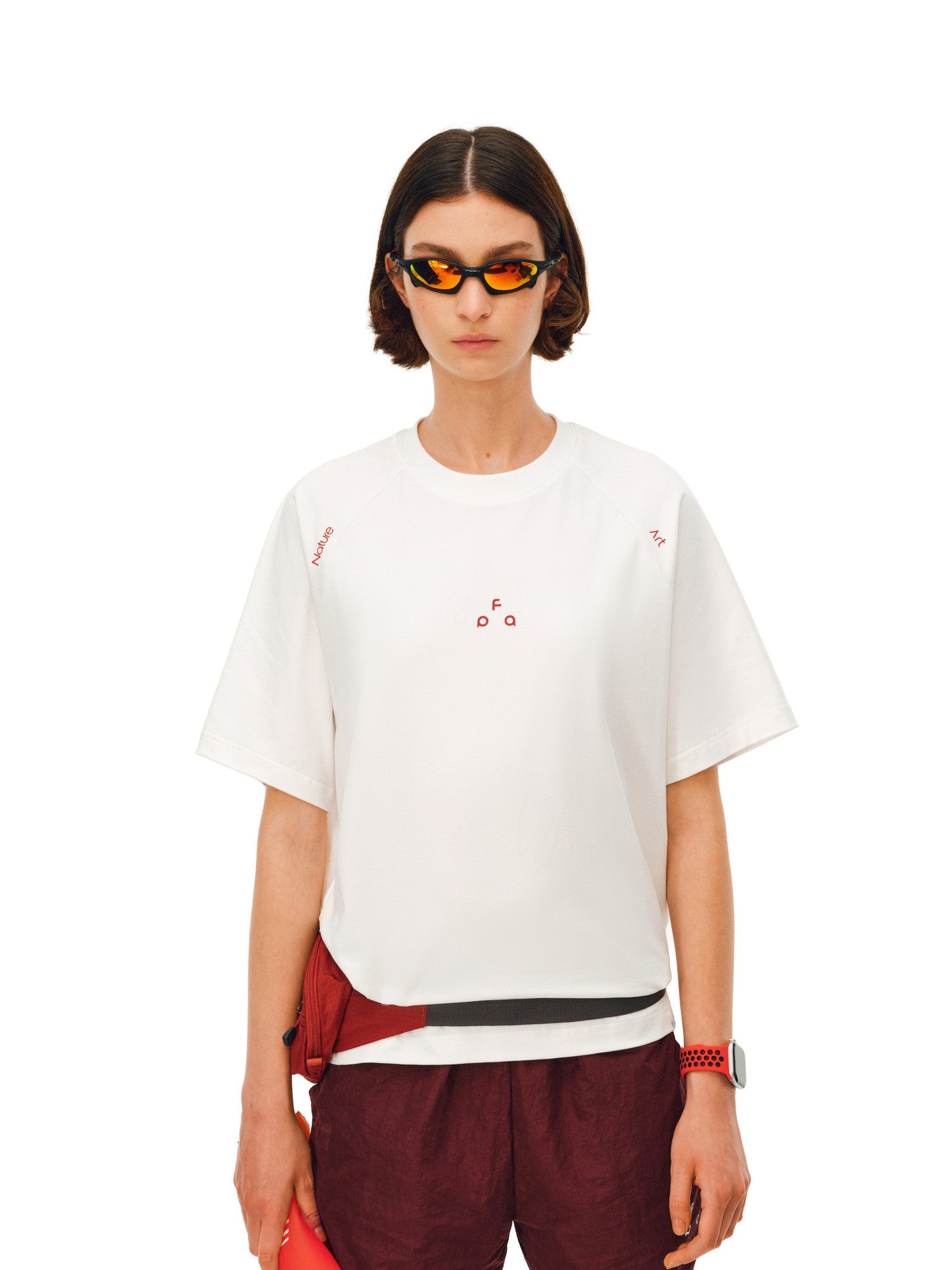 FPA Slogan COOLMAX Athletic T-Shirt Summer Outdoor Cool Touch Quick Dry Breathable Basic Couple Short Sleeve Men
