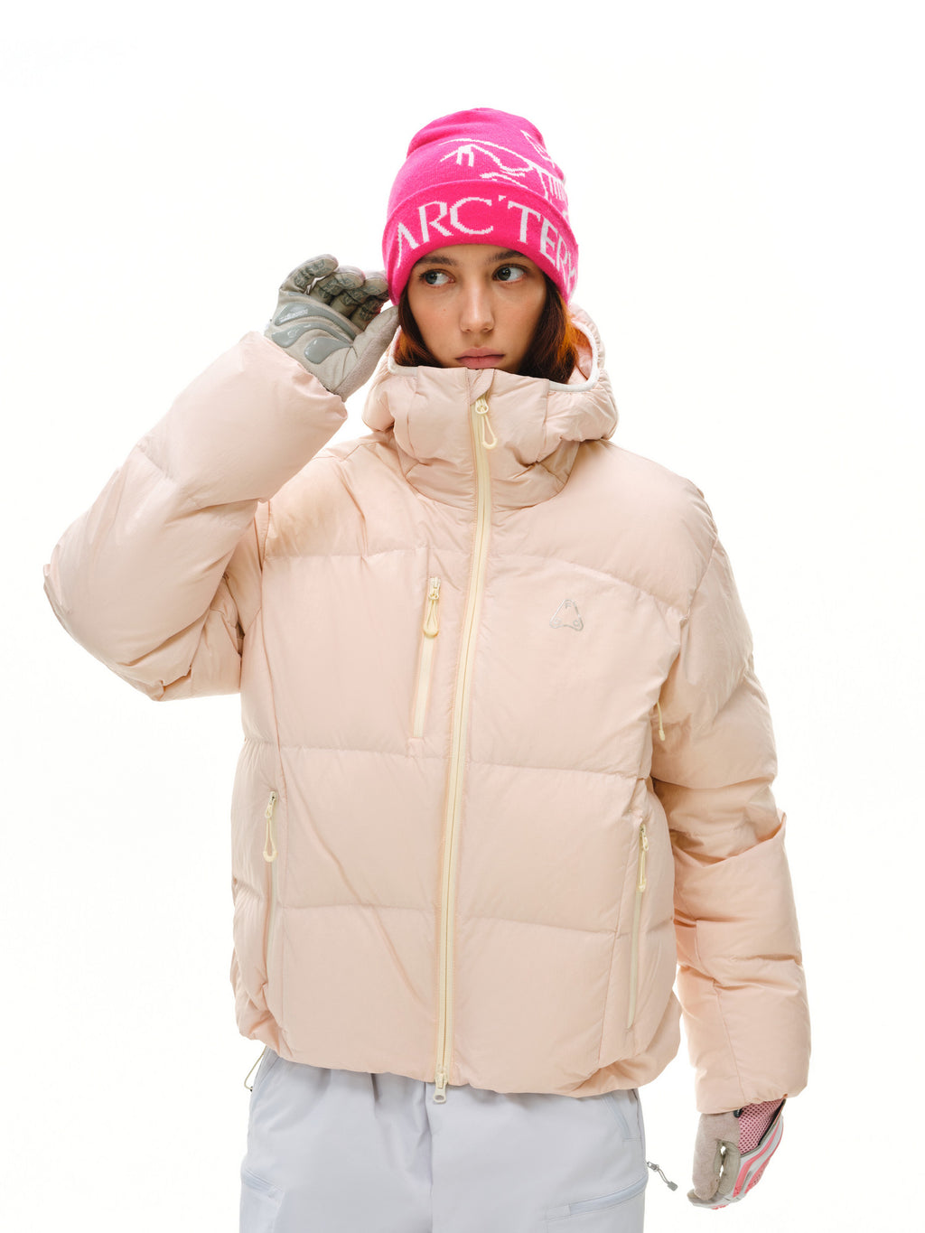 FPA Metal Grid Quilted Down Jacket 2026 New Color-Block Premium Design Thick Warm Down Coat for Men