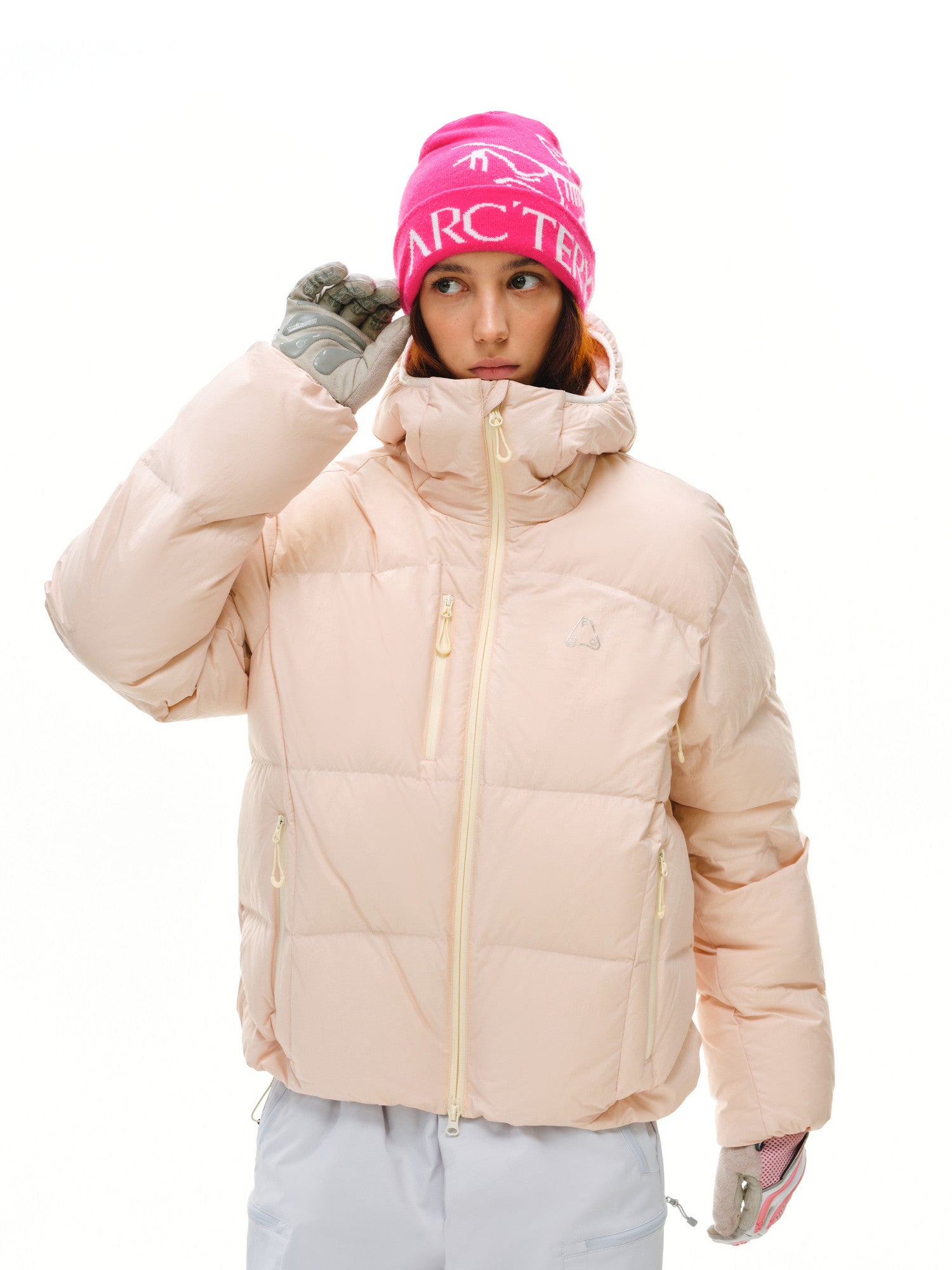 FPA Metal Grid Quilted Down Jacket 2026 New Color-Block Premium Design Thick Warm Down Coat for Men