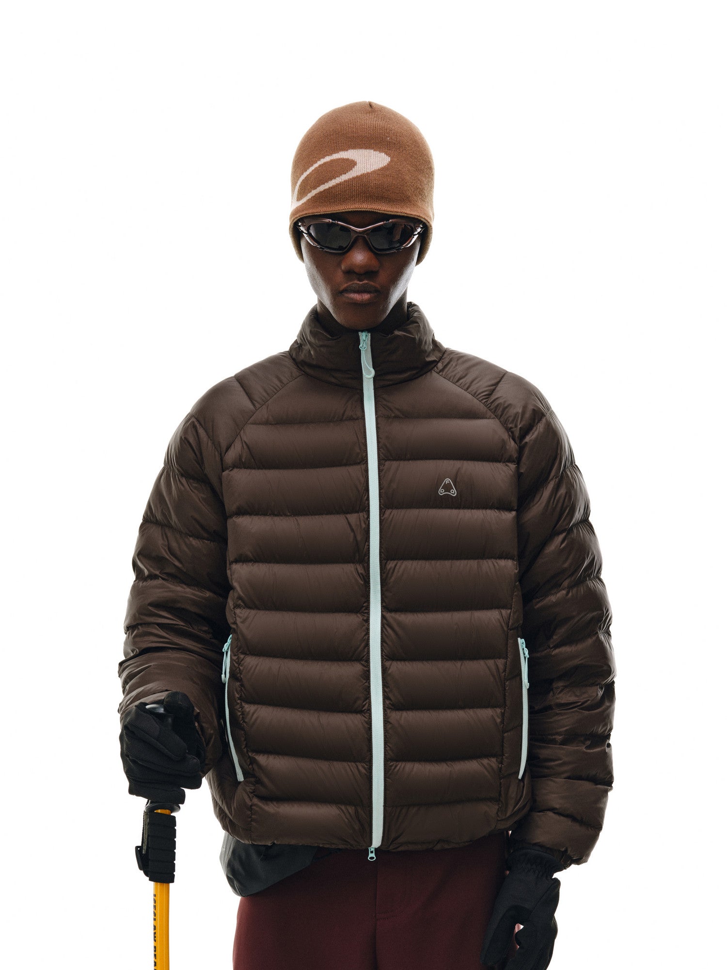 FPA Color-Block Lightweight Down Jacket for Couples, 90% White Duck Down, Outdoor Sports, Autumn/Winter