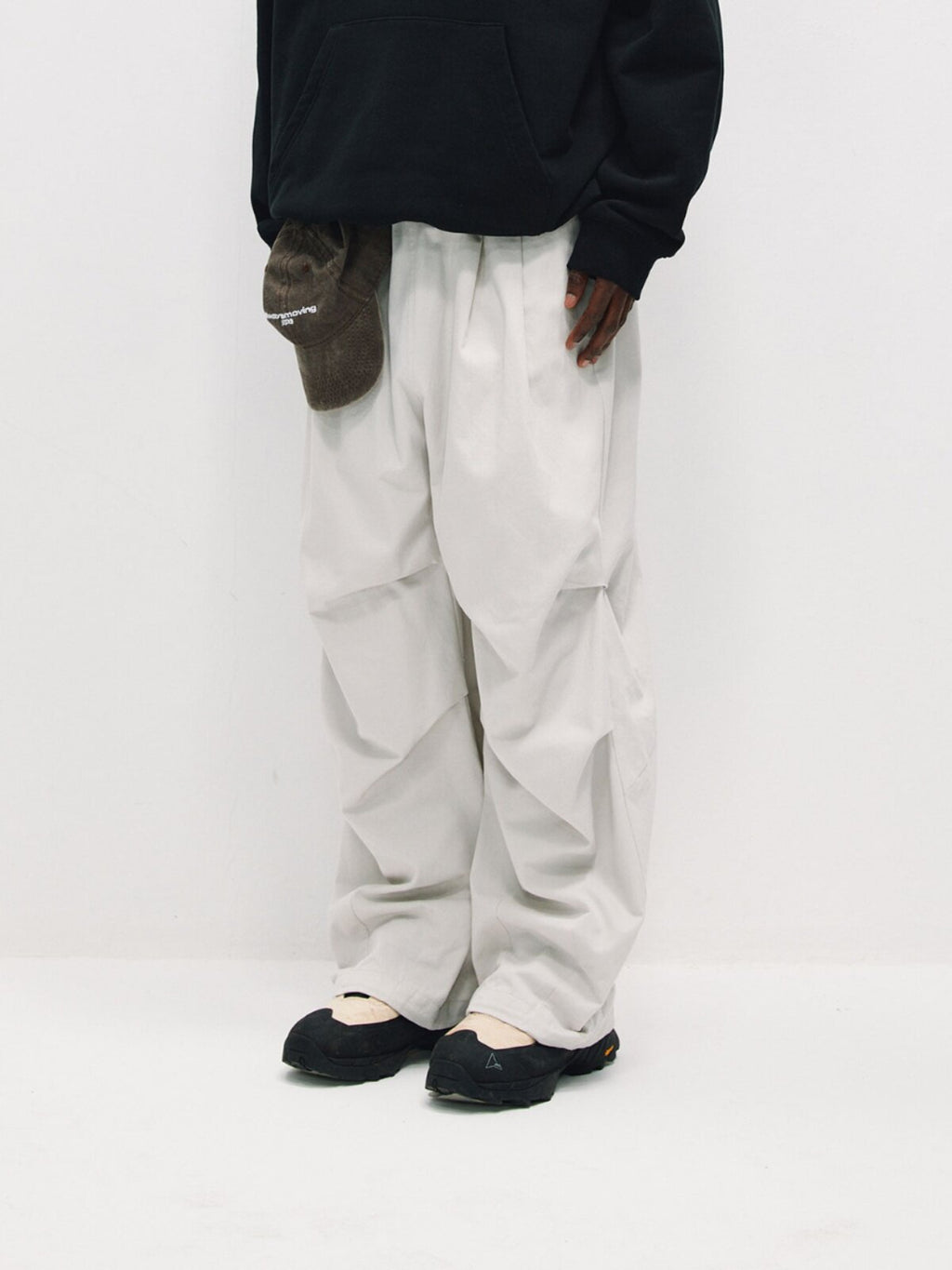 FPA Loose Fit Paratrooper Pants – Streetwear Straight-Leg Wide-Leg Casual Trousers for Men, Spring/Autumn