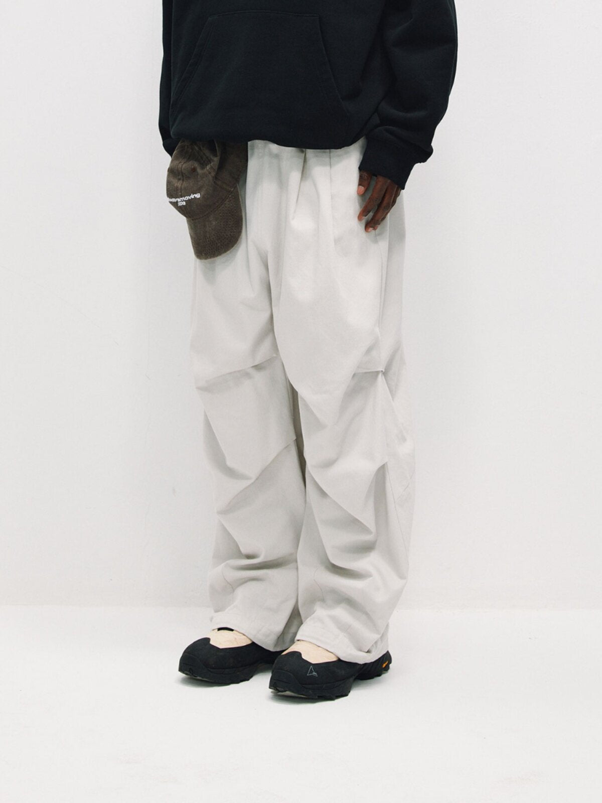 FPA Loose Fit Paratrooper Pants – Streetwear Straight-Leg Wide-Leg Casual Trousers for Men, Spring/Autumn