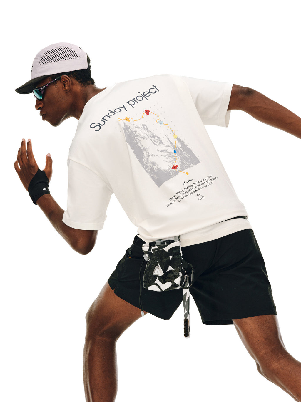FPA Rock Print Sports COOLMAX Cool Lyocell Casual Short Sleeve Outdoor Quick-Dry Couple T-Shirt