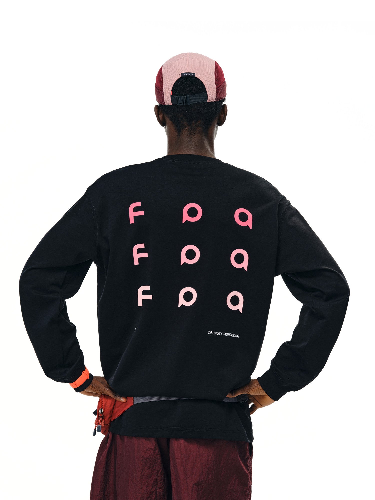 FPA Sorona Lyocell UPF50+ Long Sleeve National Trend Basic Logo Casual Sports T-Shirt