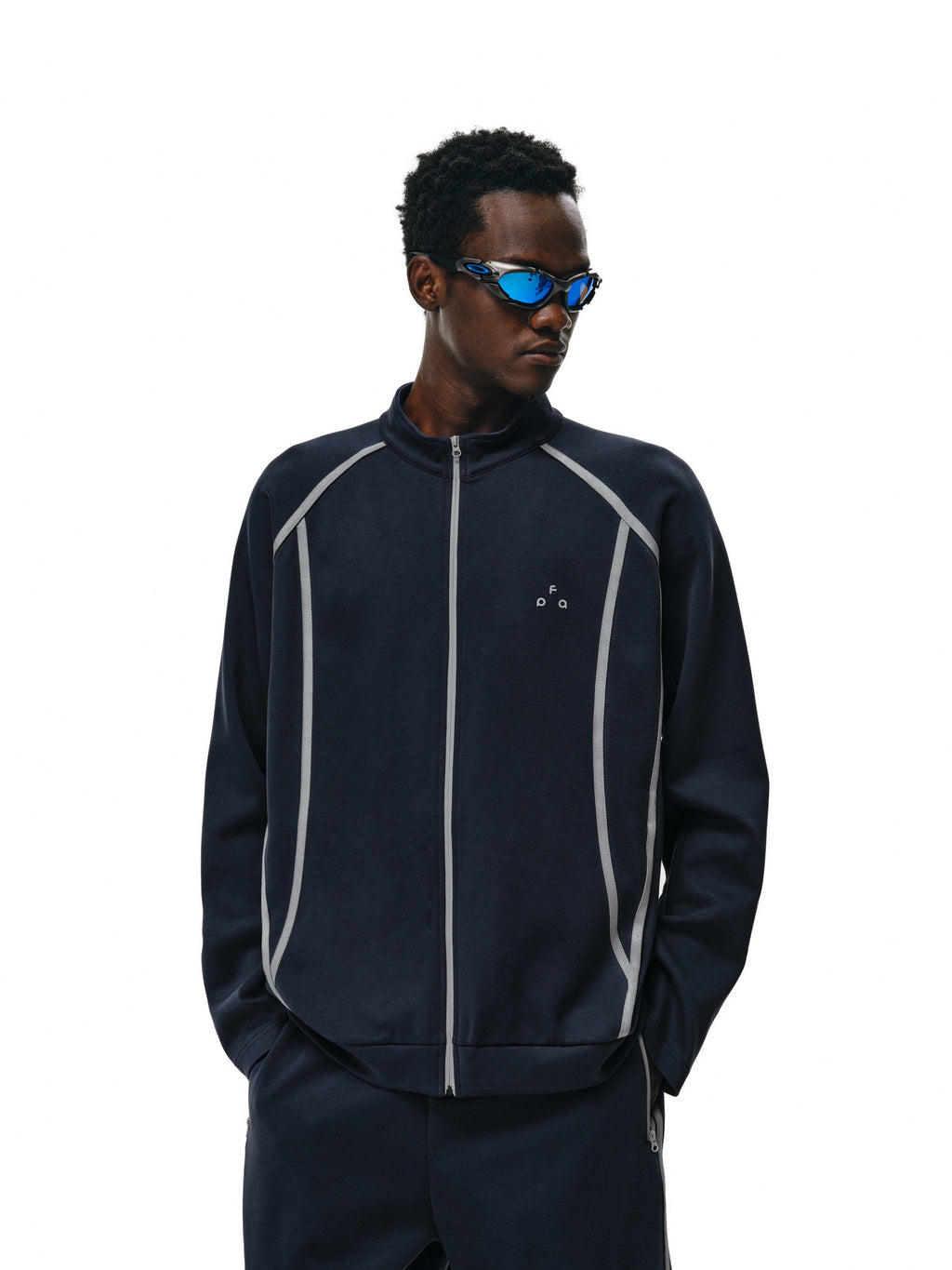 FPA Insulated 7A Antibacterial Moisture-Wicking Stand Collar Cardigan Sweatshirt - Chinese Streetwear Trendy American Retro Stand Collar Jacket