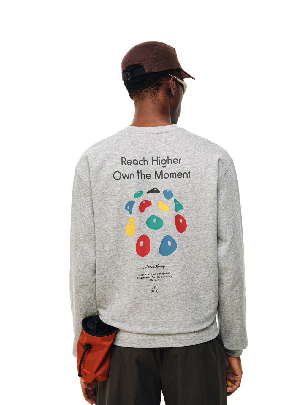 FPA Climbing Color-Block Long-Sleeve Sports T-Shirt 2026 Autumn New Long-Staple Cotton Crew Neck Casual Printed Long-Sleeve Men's