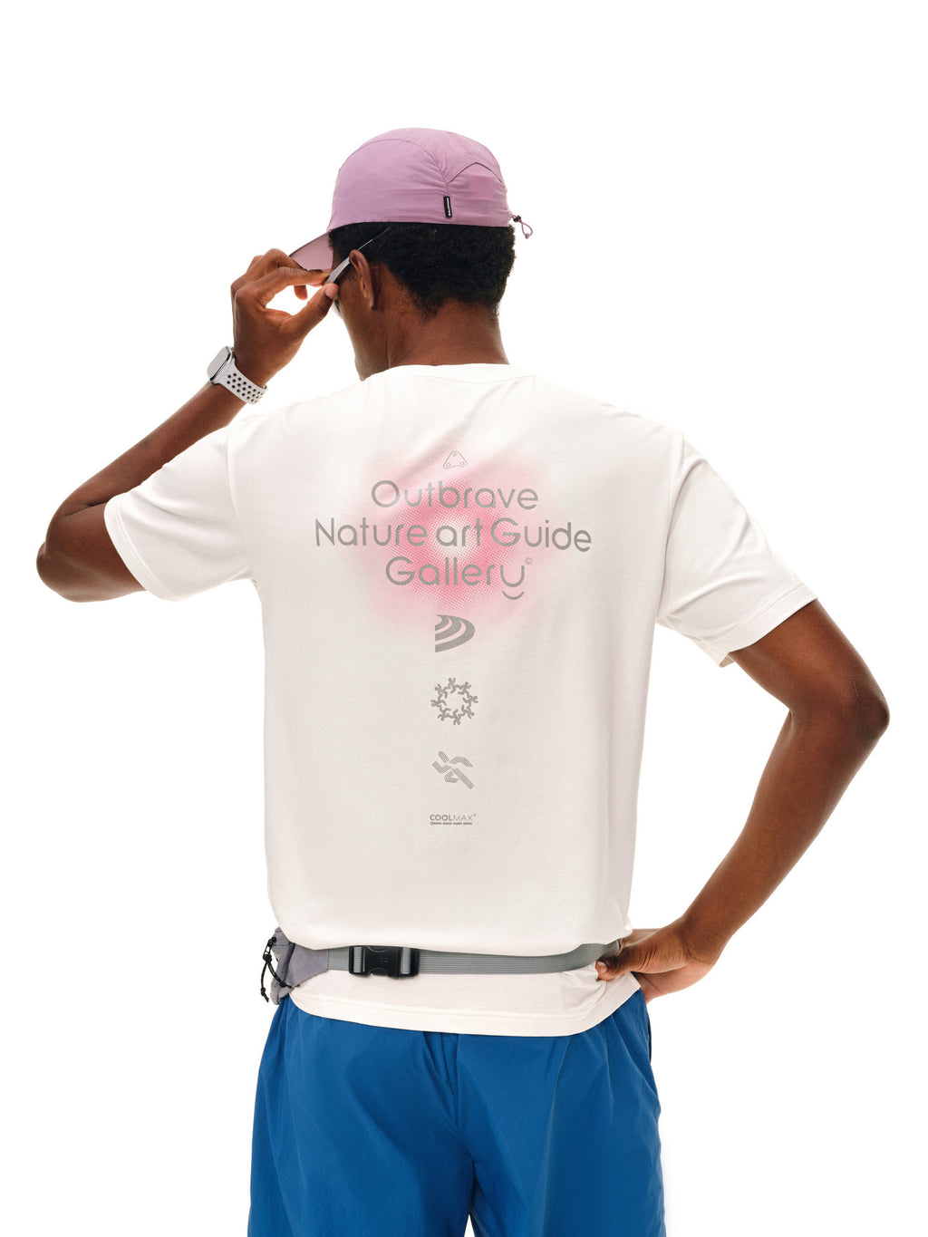 FPA COOLMAX Breathable Quick-Dry Running Casual Short Sleeve T-Shirt for Summer Outdoor Sports, Fitted Round Neck Cool Touch Tee