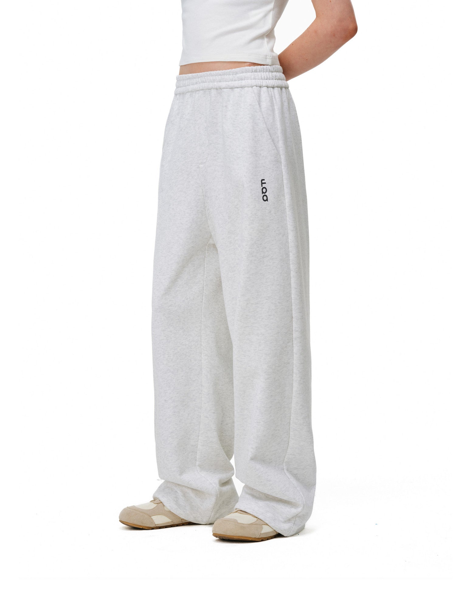 FPA Basic Logo Sweatpants Casual Heavyweight Loose Fit Unisex Straight Leg Long Pants for Men