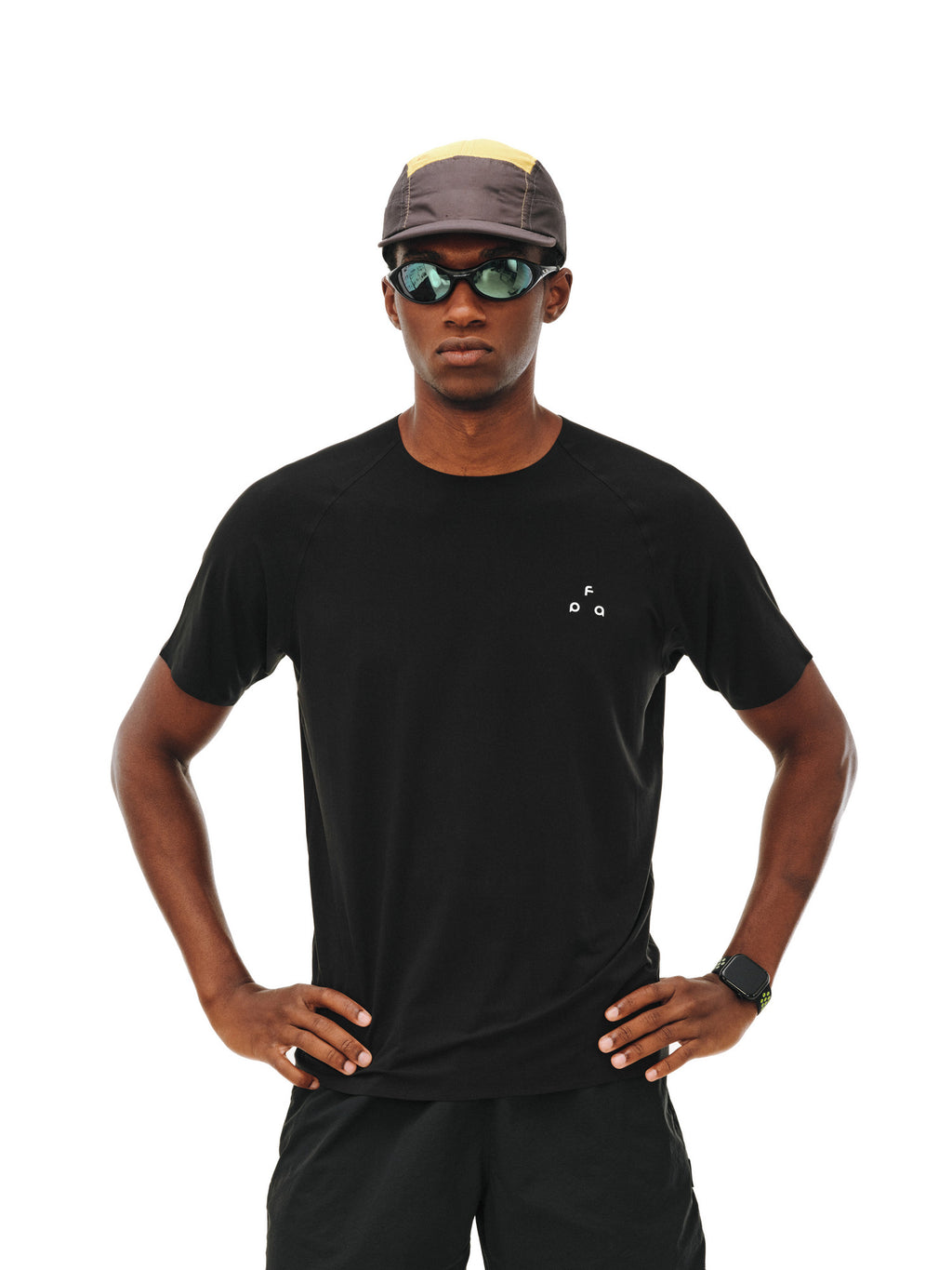 FPA Seam-Sealed Sports Short Sleeve T-Shirt for Men - Summer Round Neck Premium Craftsmanship Basic Logo Outdoor Fitness Tee
