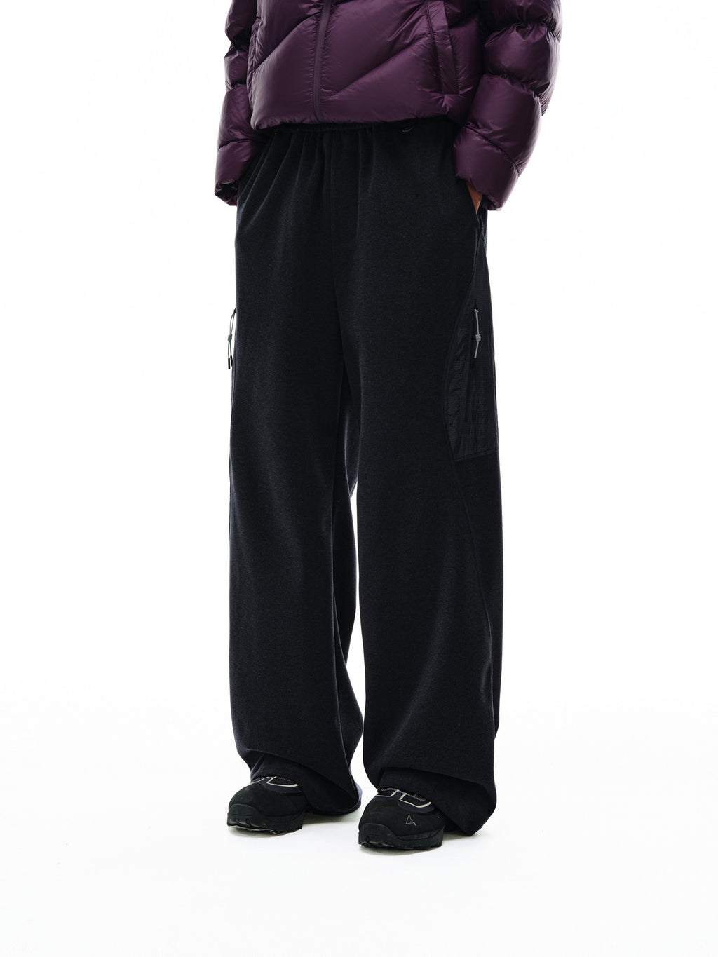 FPA Outdoor Contrast Stitch Straight-Leg Casual Pants – Chinese Streetwear Unisex Relaxed Fit Trousers for Men
