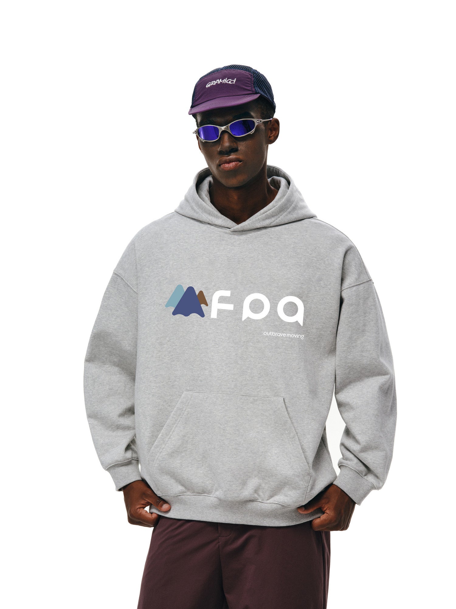 FPA Mountain Graphic Contrast Color Hoodie