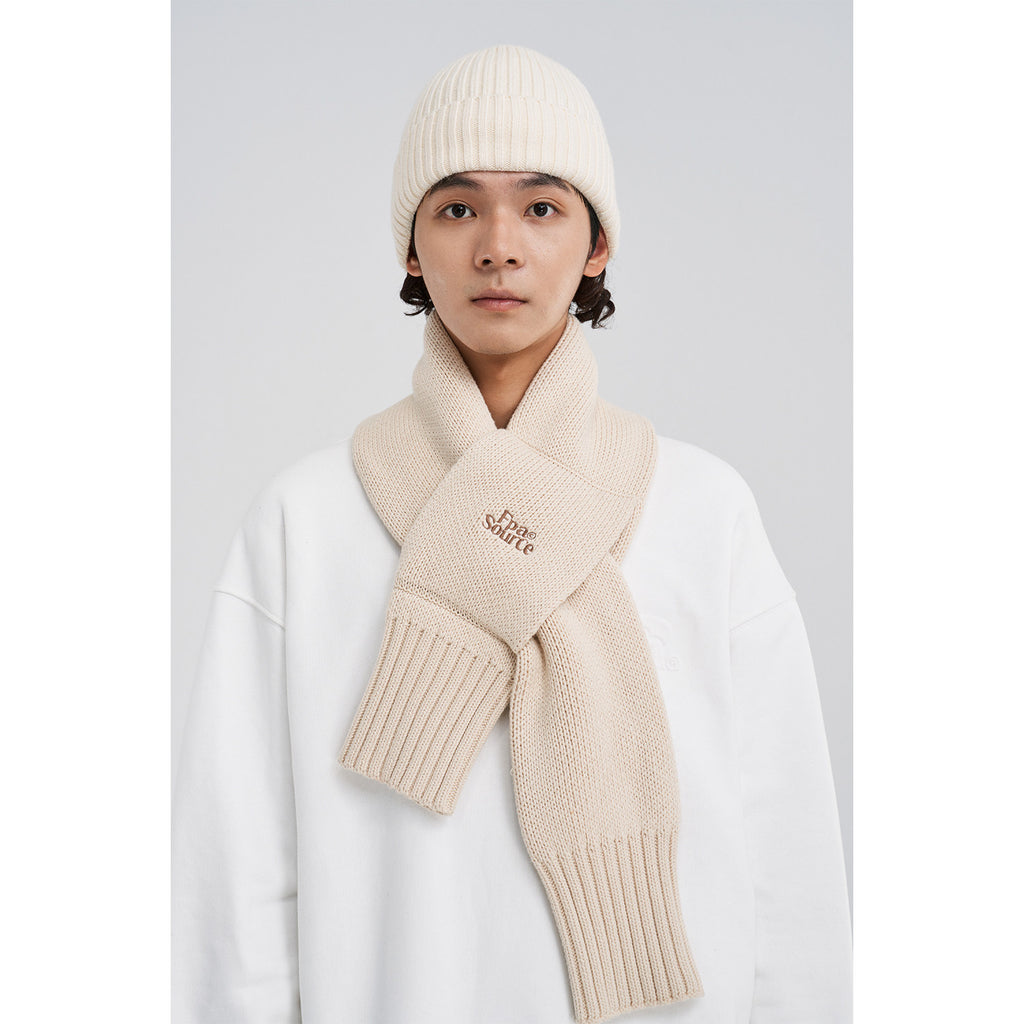 FPA Brand Knitted Embroidered Scarf