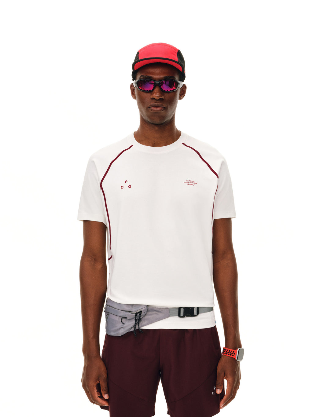 FPA COOLMAX Contrast Stitch Short Sleeve T-Shirt for Men and Women – Summer Outdoor Sports, Cool Touch, Quick Dry, Fitted, Unisex