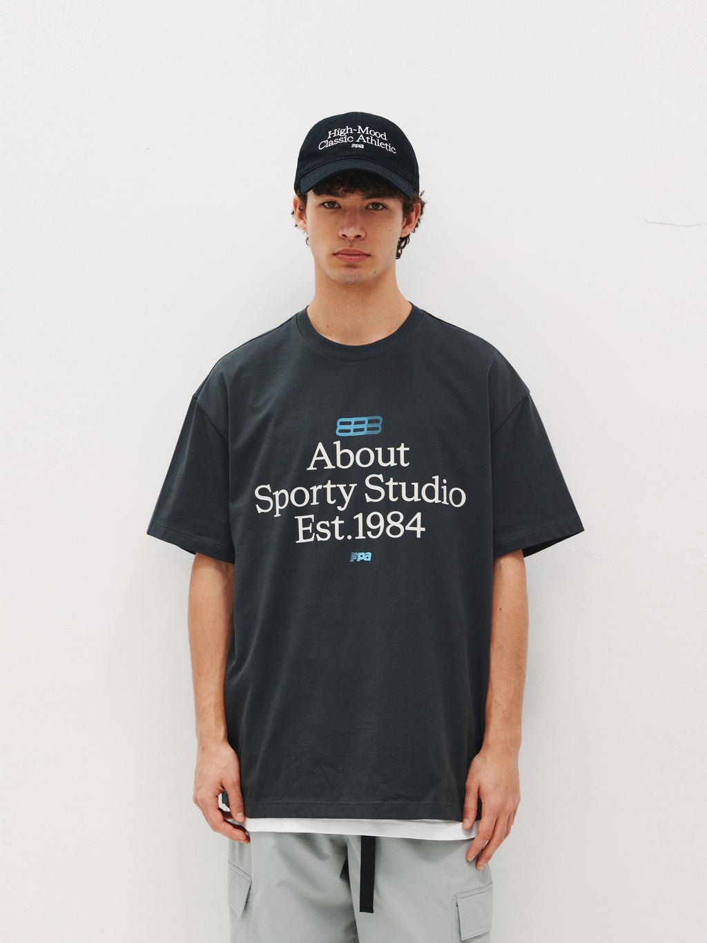 FPA Slogan Typography Phantom Short Sleeve T-Shirt 2024 New Summer Printed Crew Neck Loose American Retro Tee