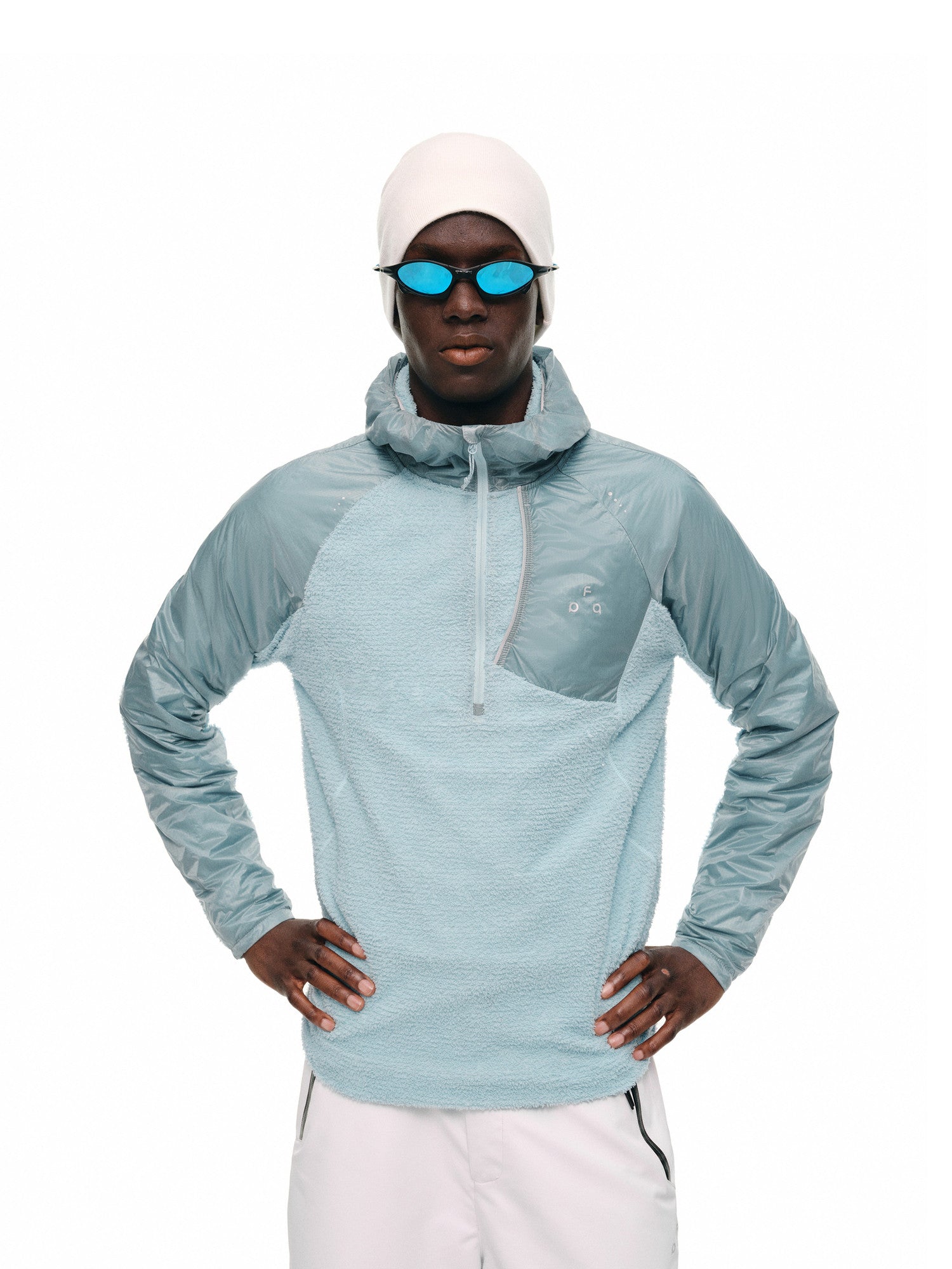FPA Hooded Primaloft® Fleece Patchwork Sweatshirt – Spring/Fall Outdoor Breathable Couple Jacket