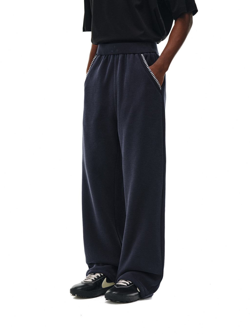FPA Outdoor Sports Knit Textured Contrast Stripe Sweatpants