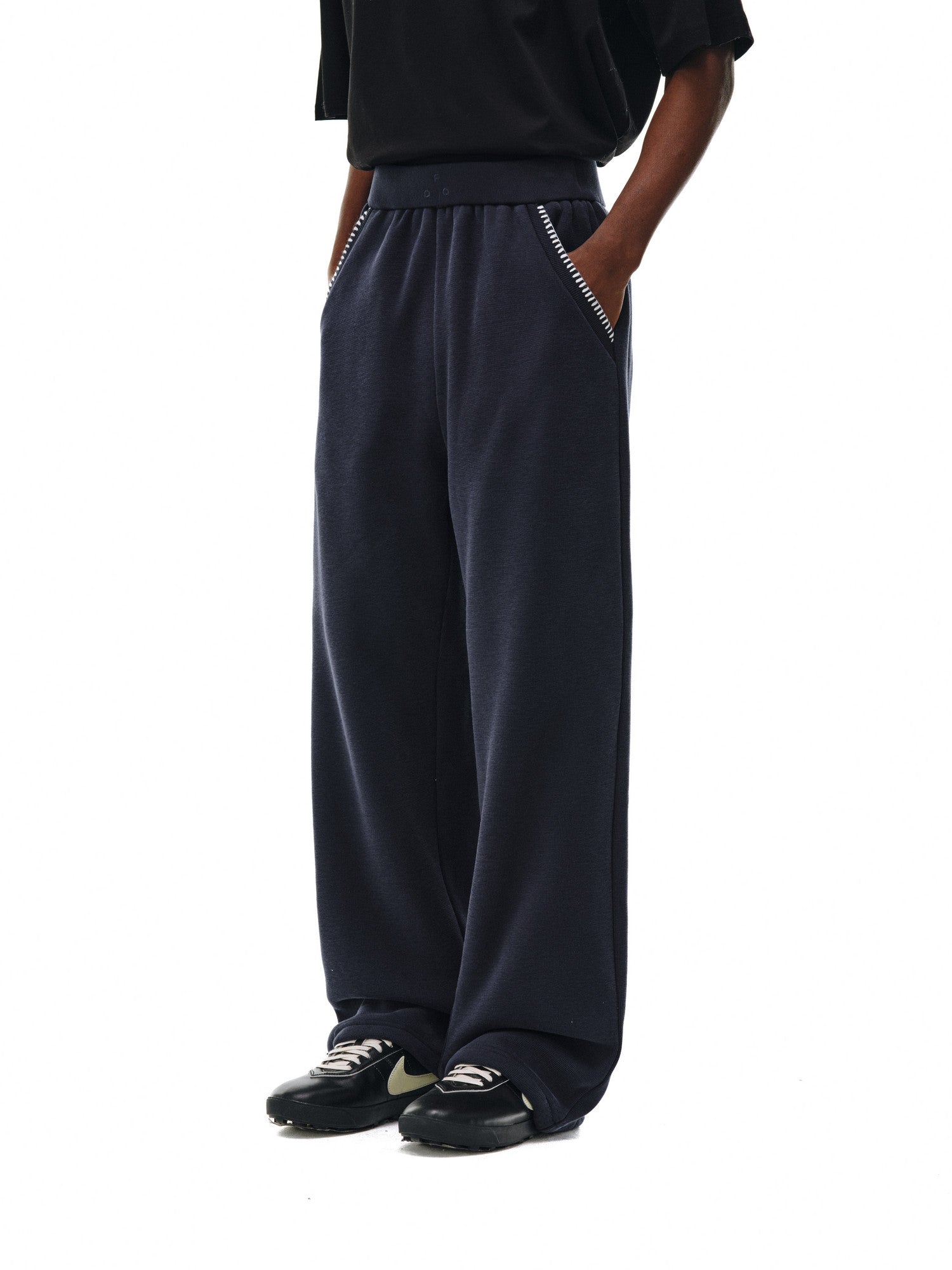 FPA Outdoor Sports Knit Textured Contrast Stripe Sweatpants