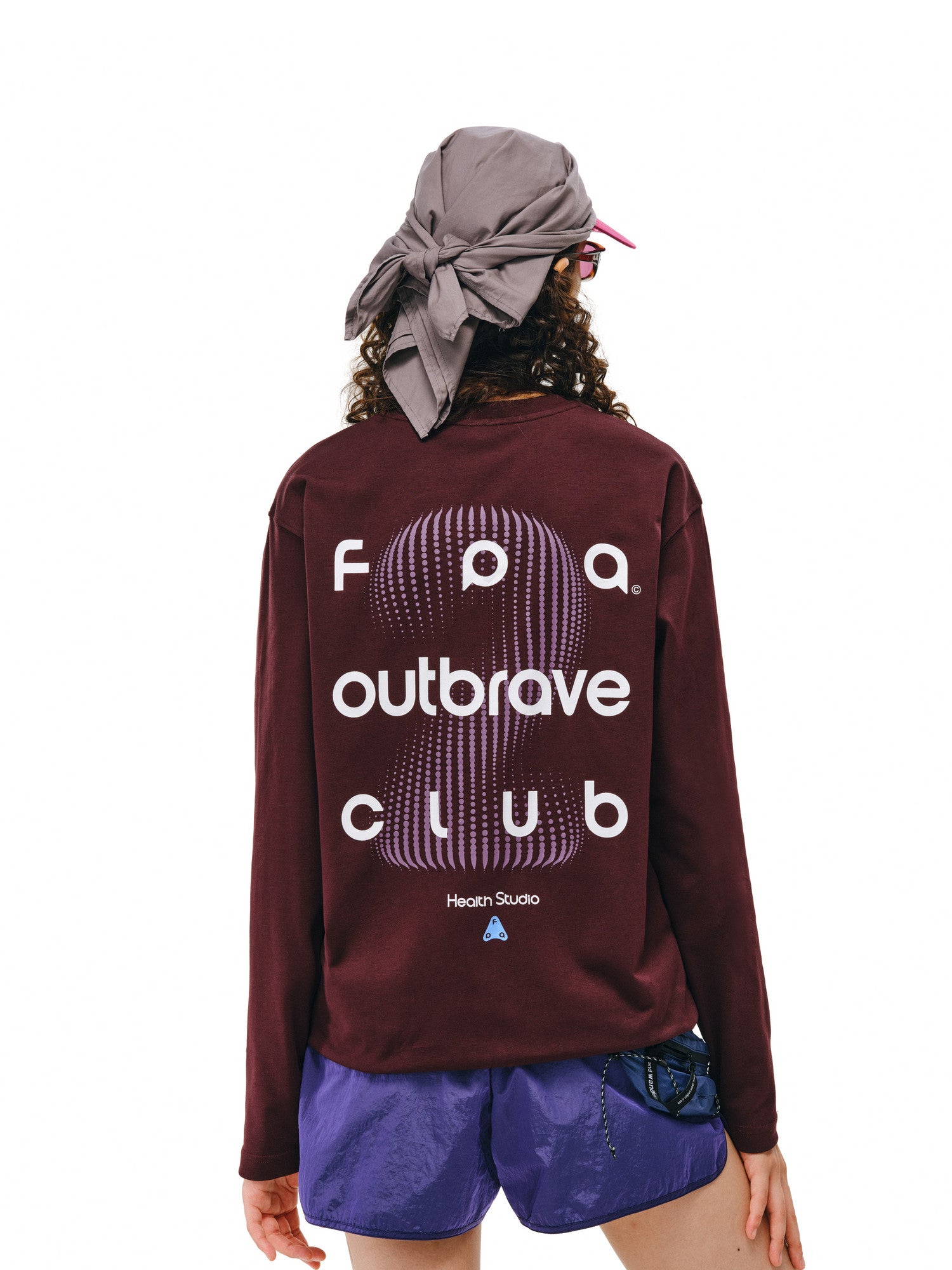 FPA Unidirectional Moisture-Wicking Printed Long-Sleeve Tee – Minimalist Design Round Neck Autumn Outdoor Couple T-Shirt