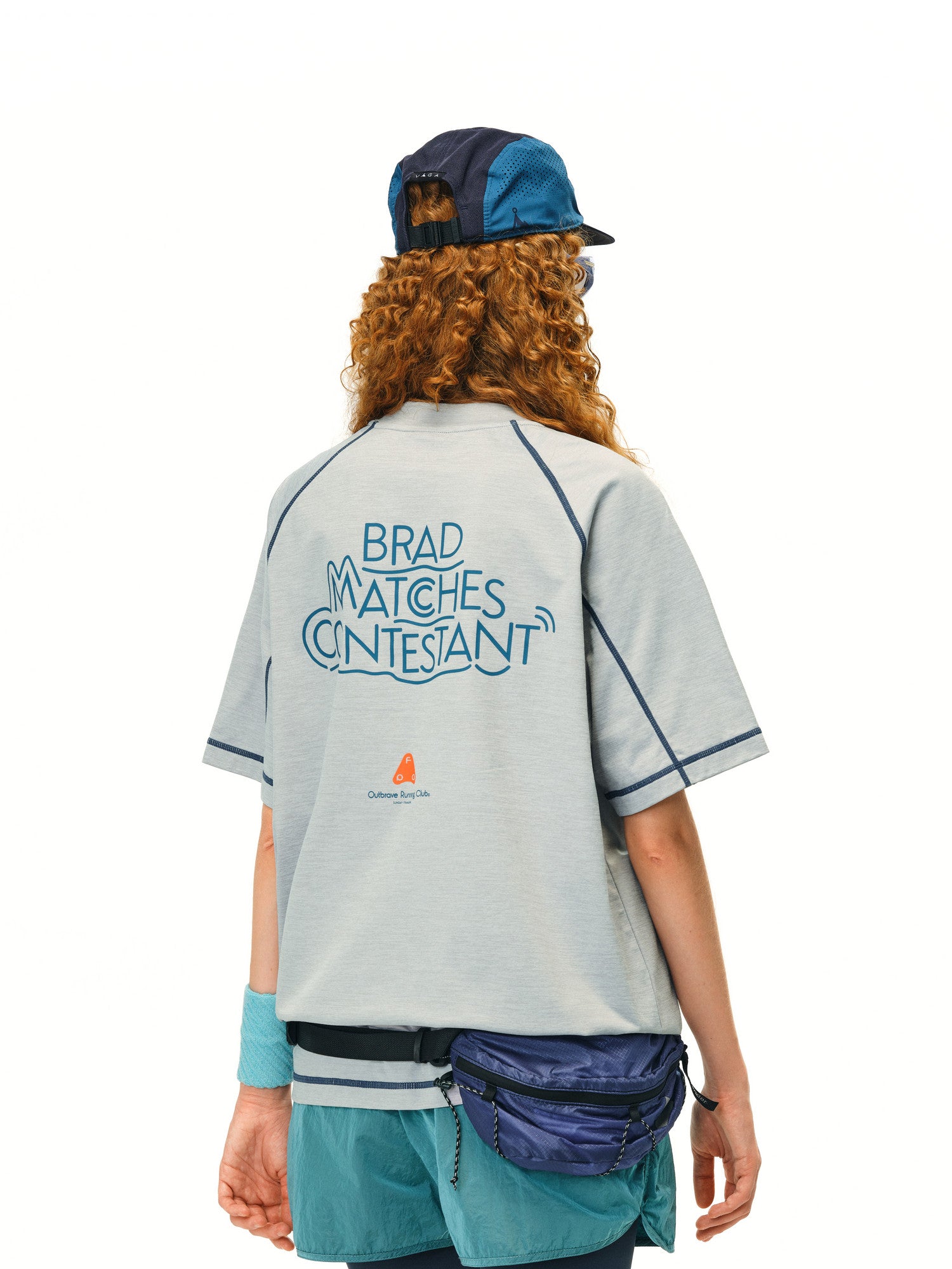 FPA Yarn-Dyed Printed Raglan Sleeve T-Shirt | Summer Casual Crew Neck Unisex Short Sleeve