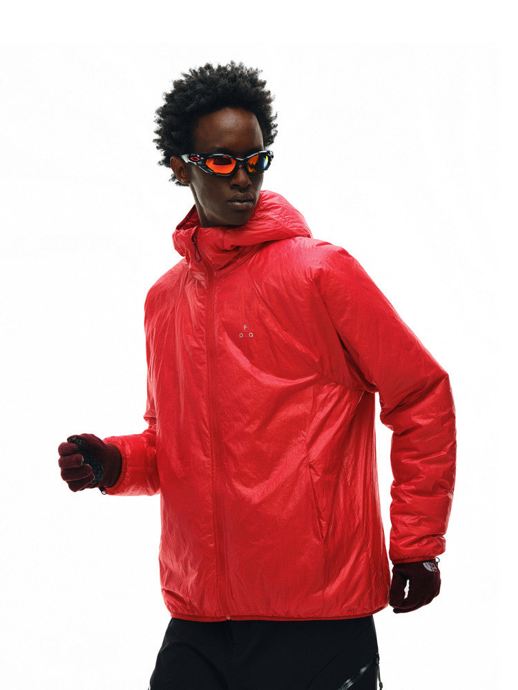 FPA Split Design New Snow Cotton Padded Jacket for Men and Women, Autumn/Winter Sports, Niche High-End Feel, Hooded Couple Cotton Coat