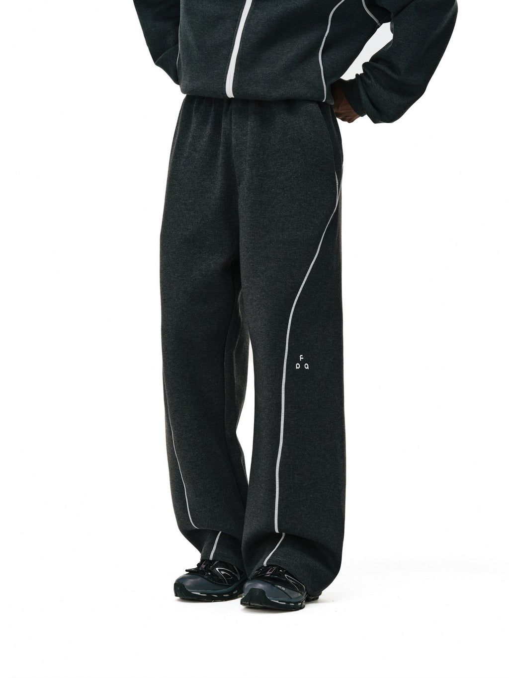 FPA Warm Skin-Friendly Drape Air Layer Sweatpants Spring/Autumn Loose Straight-Leg Unisex Casual Long Pants