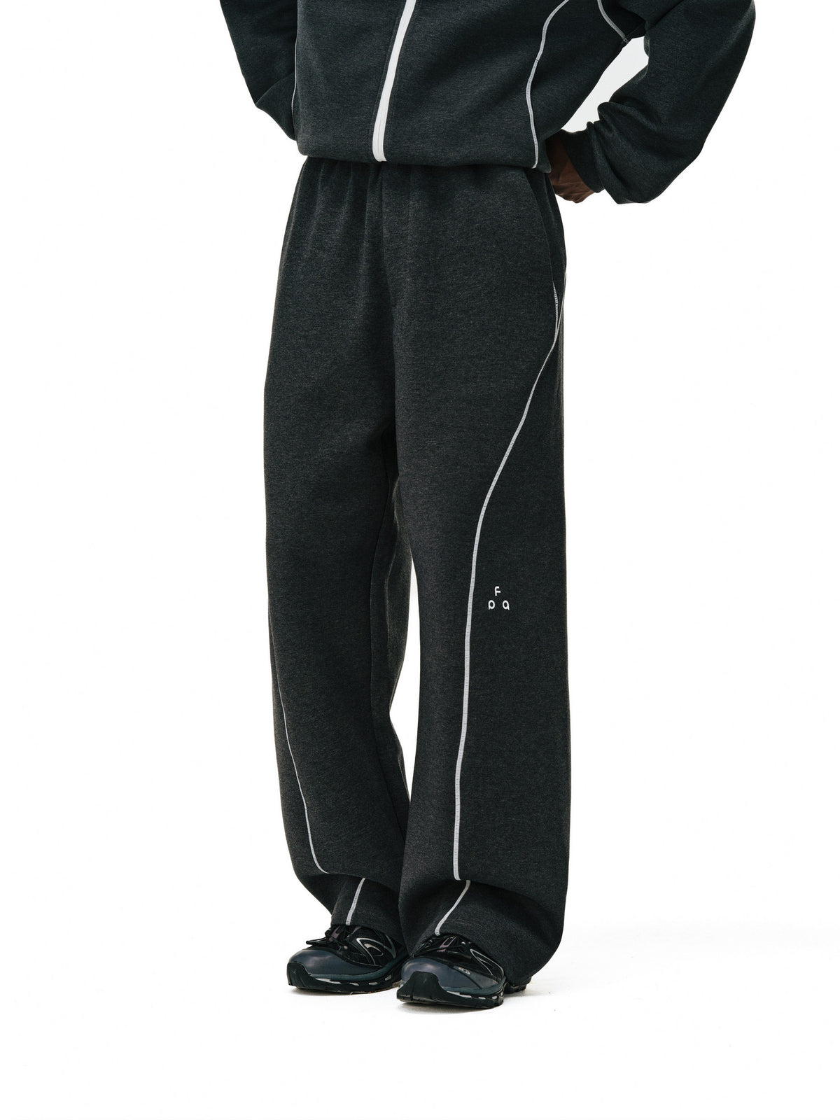 FPA Warm Skin-Friendly Drape Air Layer Sweatpants Spring/Autumn Loose Straight-Leg Unisex Casual Long Pants
