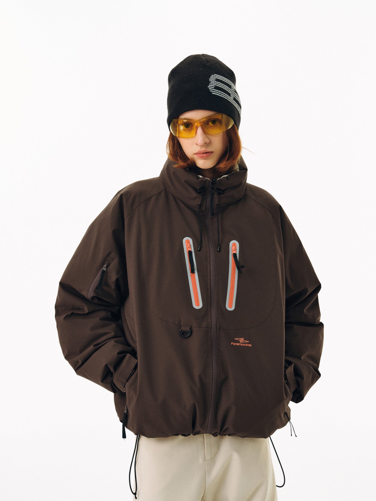 FPA Reversible Three-Proof Down Jacket – Chinese Streetwear Windproof Winter Thickened Couple Down Coat