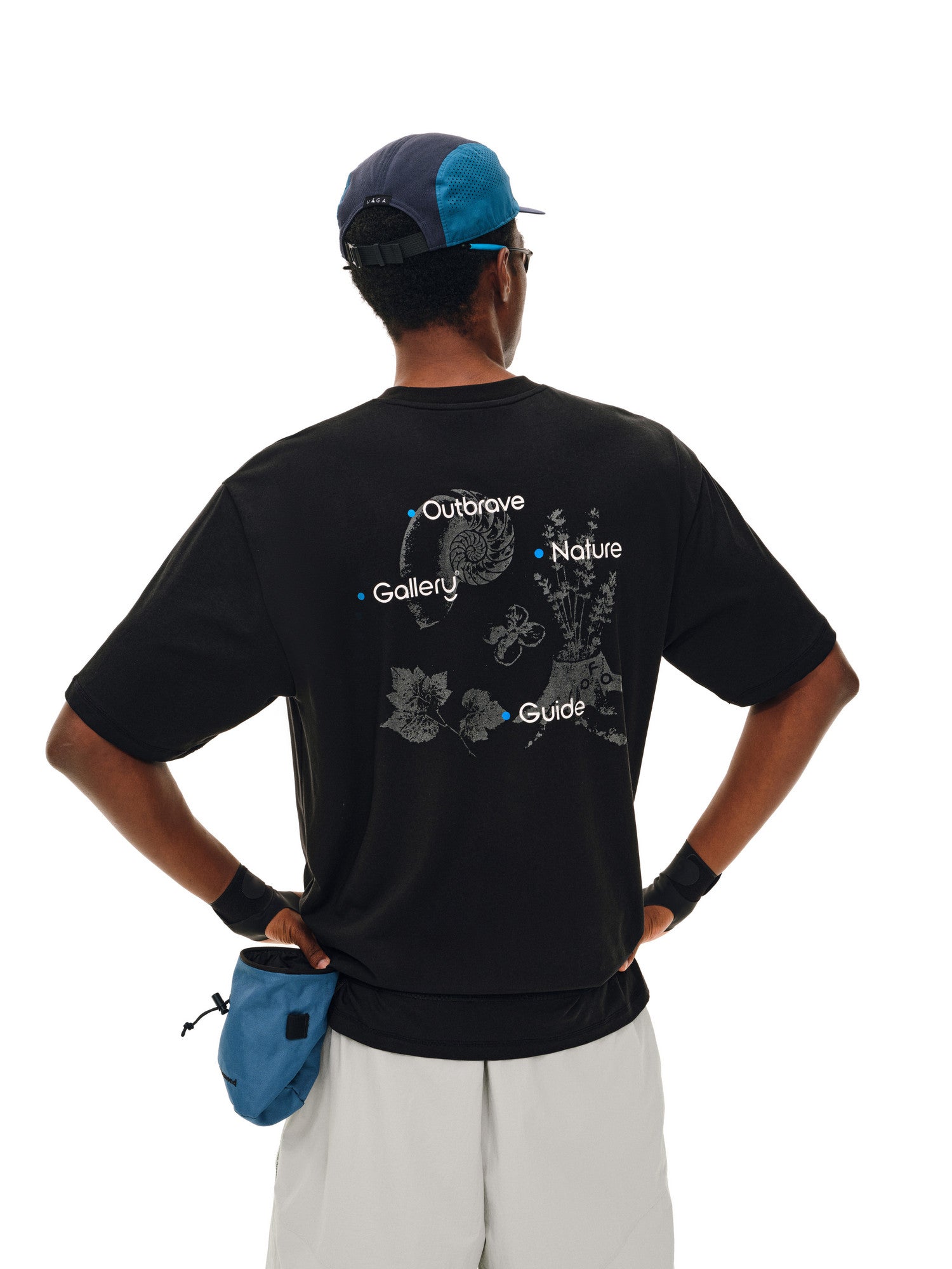 FPA COOLMAX Reflective Print Breathable Quick-Dry Sports T-Shirt Summer Outdoor Round Neck Cool Feel Tee for Men