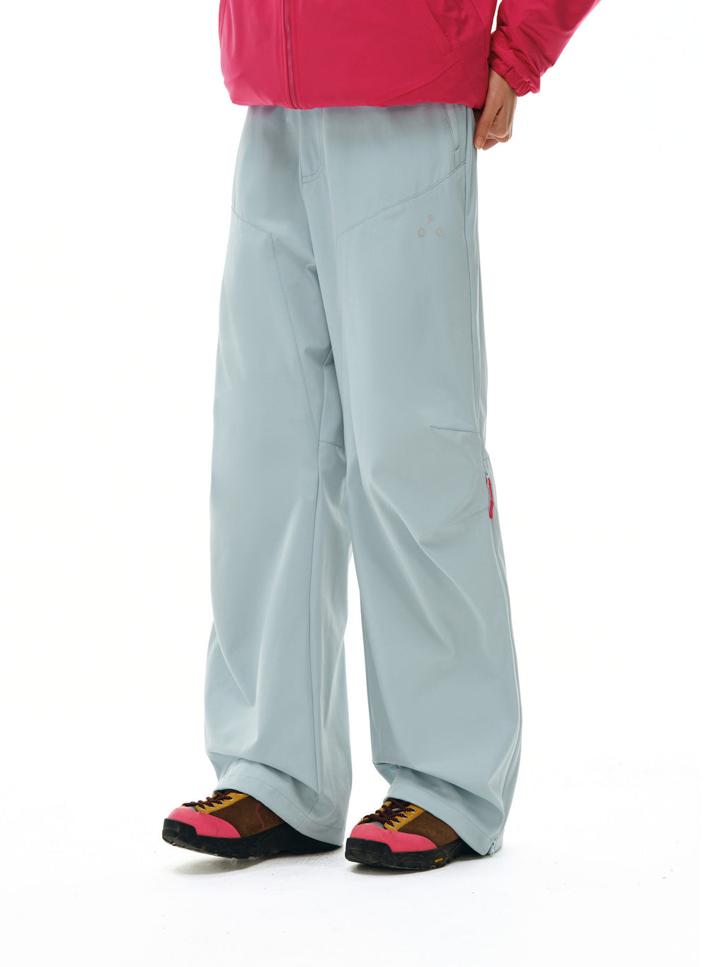 FPA Outdoor Waterproof Zipper Detail Straight-Leg Casual Jogger Pants for Men and Women