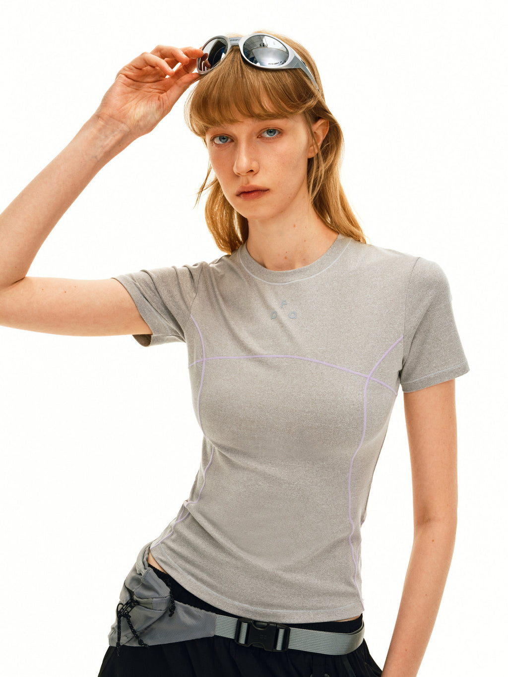 FPA 7A Antibacterial Breathable Quick-Dry Athletic Short Sleeve Summer Outdoor Basic Crew Neck Fitted T-Shirt for Women