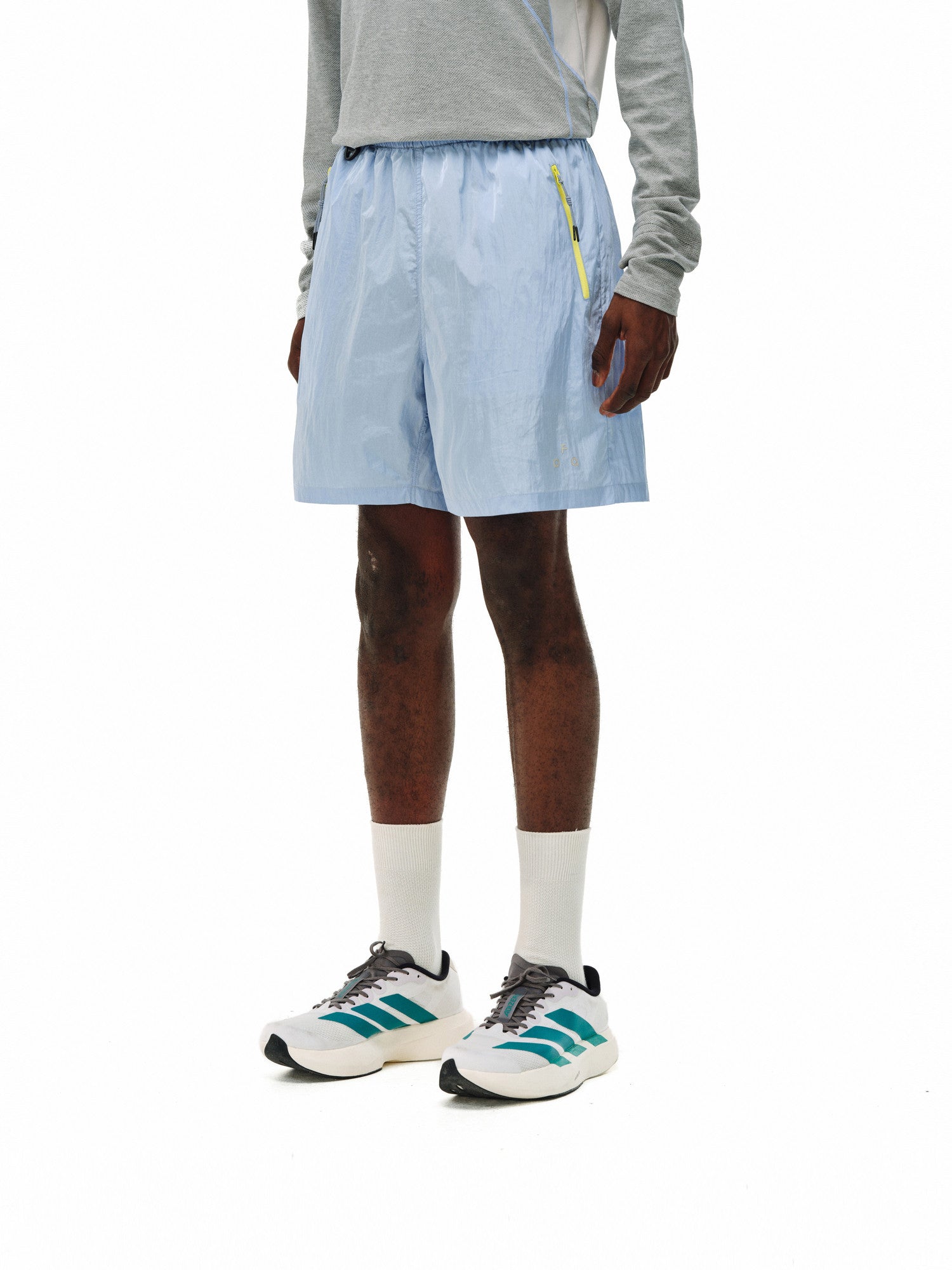 FPA Outdoor Sun-Protection Contrast-Color Zip Print Shorts Summer Niche Design Loose Running Fitness Sports Pants