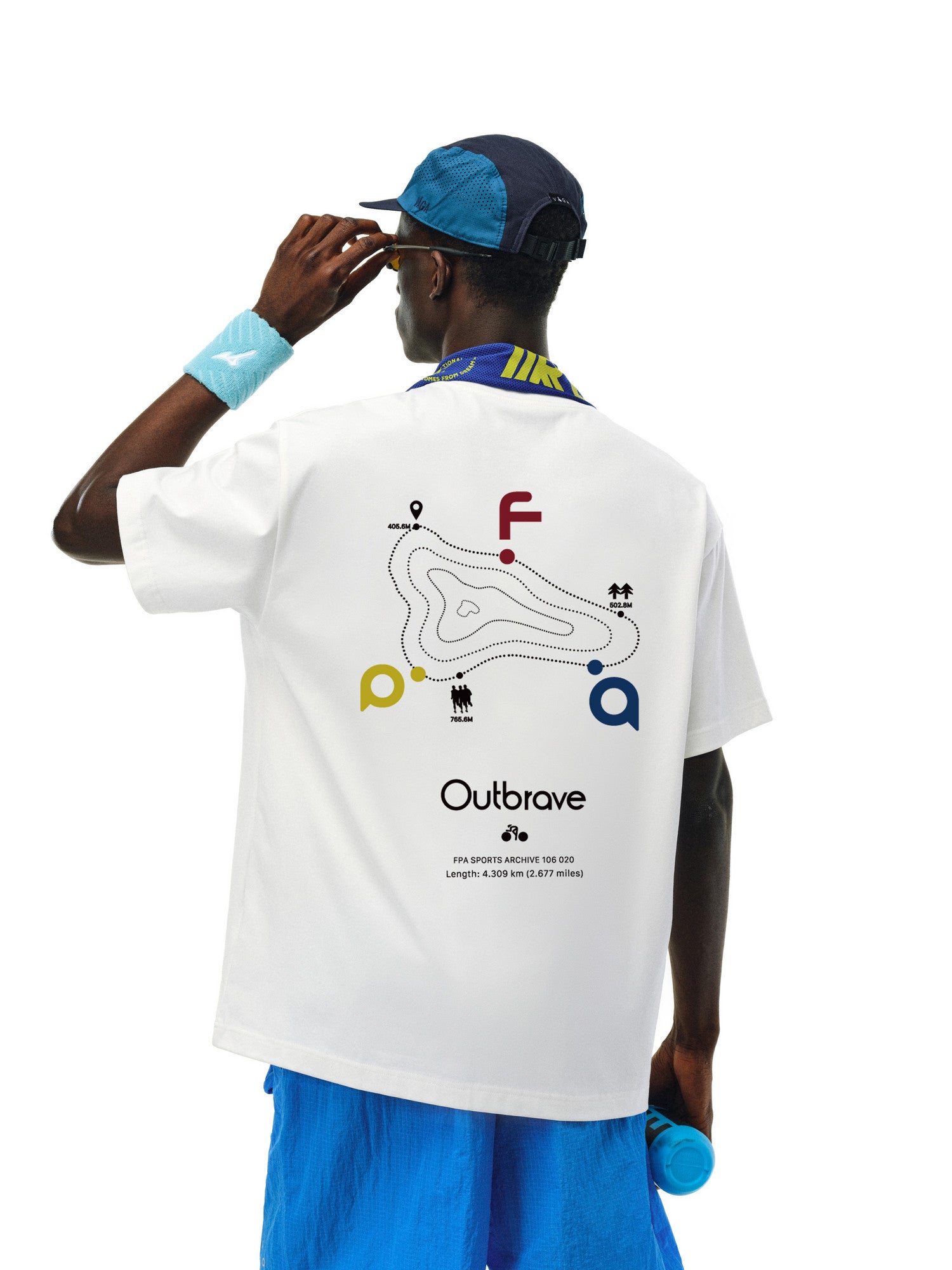 FPA Quick-Dry Cool-Touch 7A Antibacterial Sports Short Sleeve T-Shirt, Chinese Street Style Trendy Summer Loose Heavyweight Couple Half Sleeve Tee