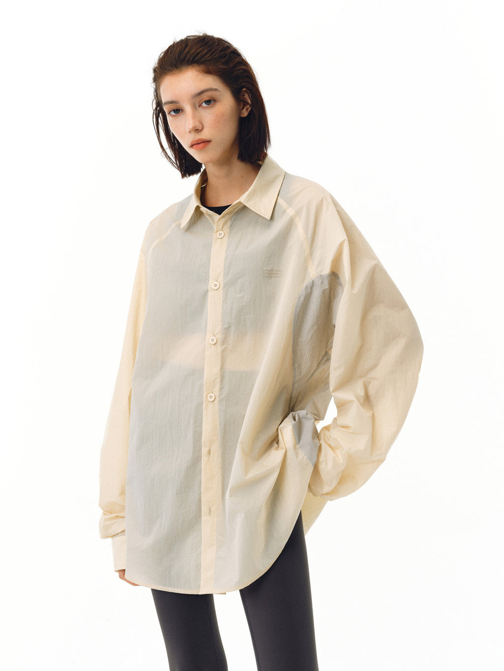 FPA Outdoor Lightweight Sun-Protection Laser-Cut Long-Sleeve Shirt, Chinese Streetwear Design Loose Casual Shirt Jacket