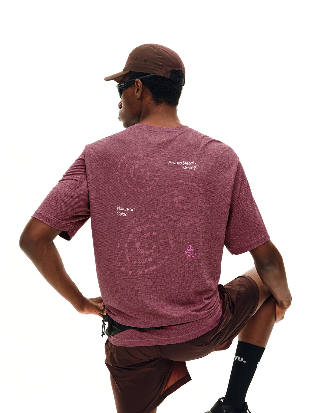 FPA Quick-Dry 7A Antibacterial Breathable Printed Sports Short Sleeve T-Shirt for Men, Summer Casual Round Neck Outdoor Premium Tee