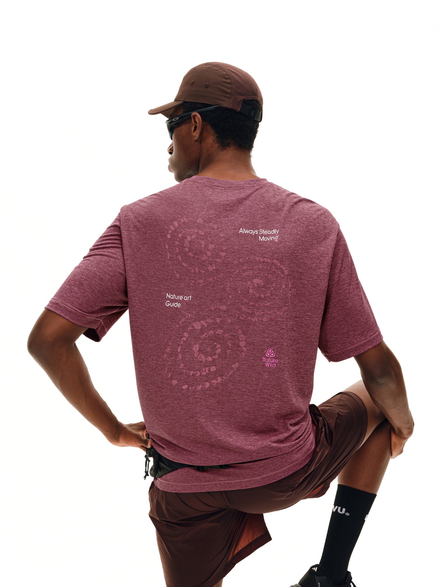 FPA Quick-Dry 7A Antibacterial Breathable Printed Sports Short Sleeve T-Shirt for Men, Summer Casual Round Neck Outdoor Premium Tee