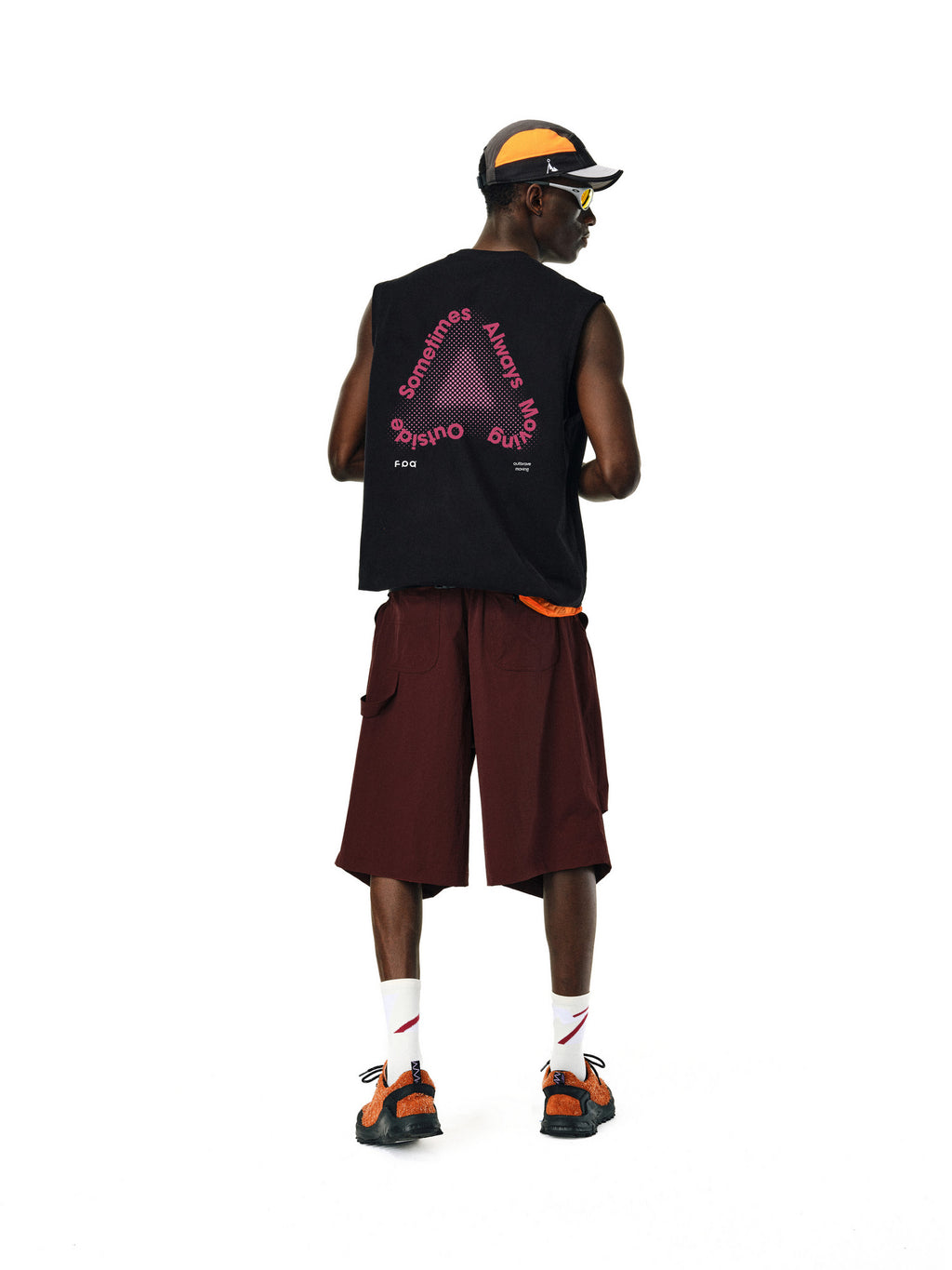 FPA Quick-Dry 7A Antibacterial Sports Vest - National Trend Summer Loose Round Neck Printed Sleeveless T-Shirt