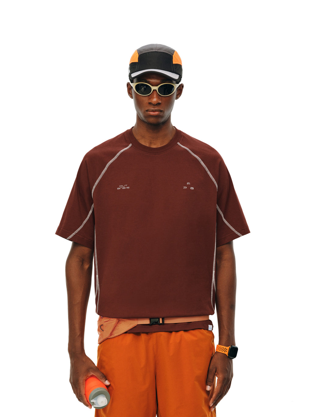 FPA Hasselblad Line Reflective Dot COOLMAX Athletic Short Sleeve T-Shirt – Basic Logo Couple Style, Cool & Quick-Dry Summer Tee