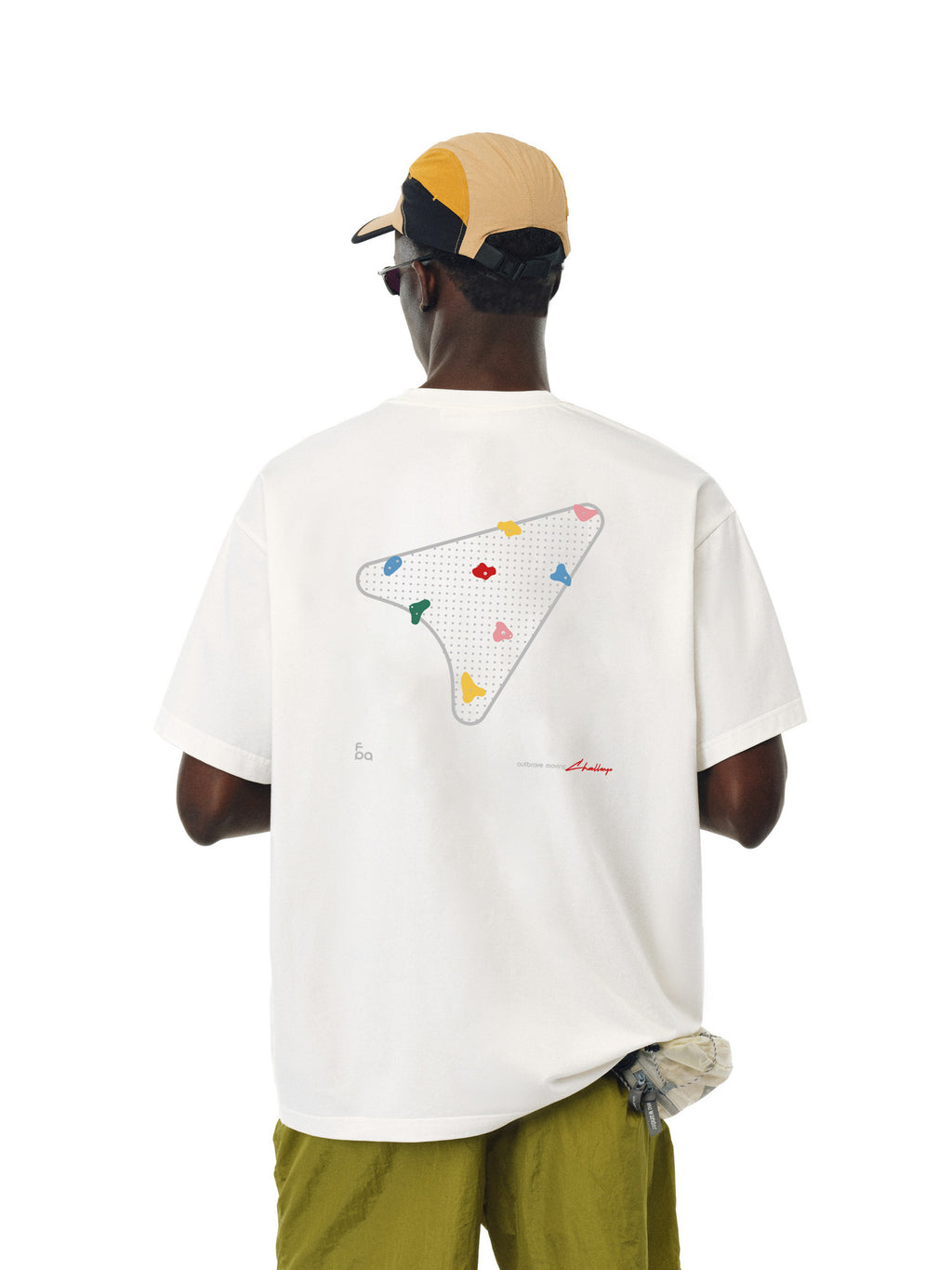 FPA Quick-Dry 7A Antibacterial Outdoor Sports Short-Sleeve T-Shirt, Chinese Trendy Crew Neck Loose Couple Style, Summer Cool-Touch Tee