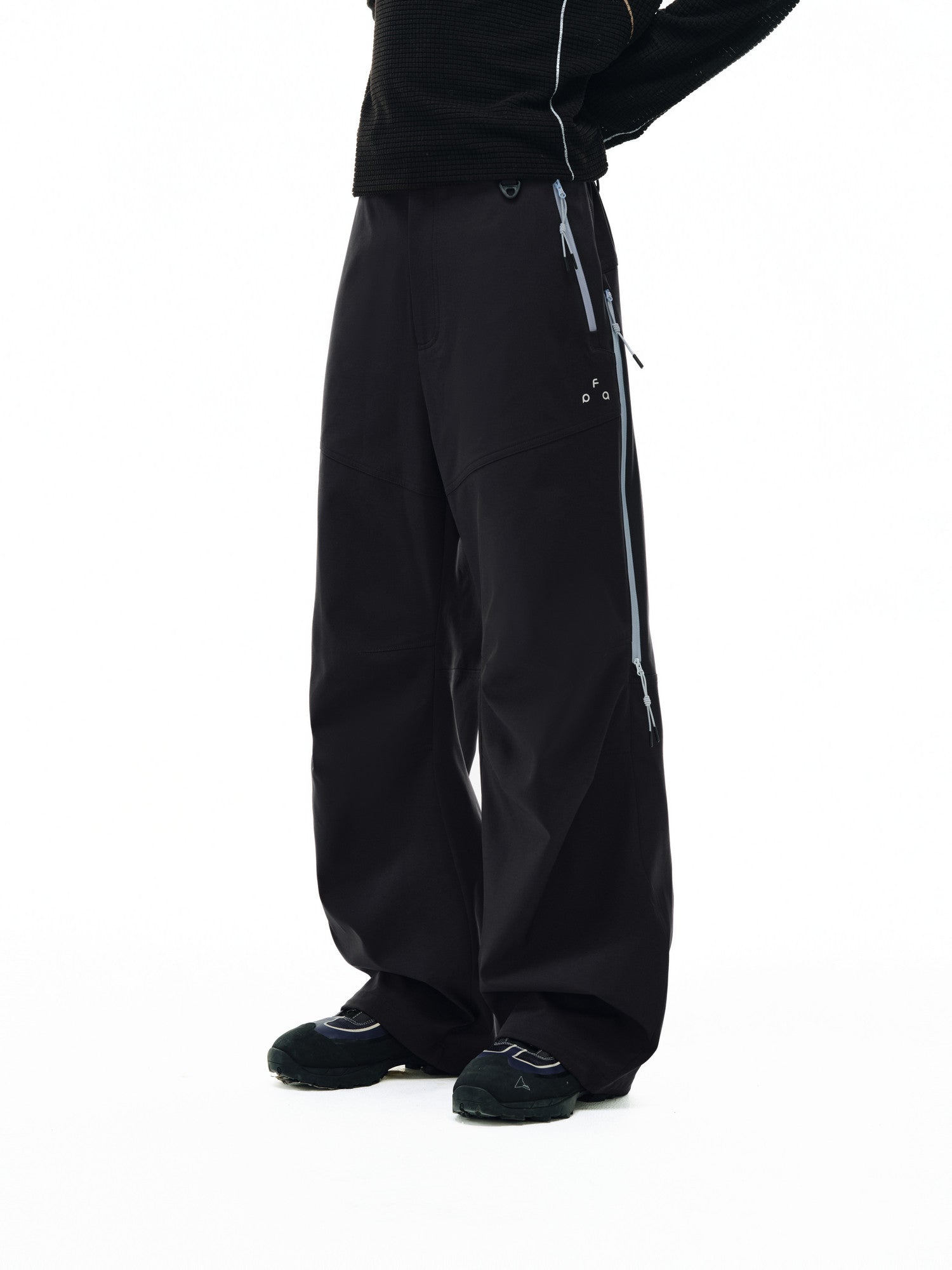 FPA Outdoor Color-Block Zip Detail Trousers 2026 New Loose Straight-Leg Couple Casual Pants for Men