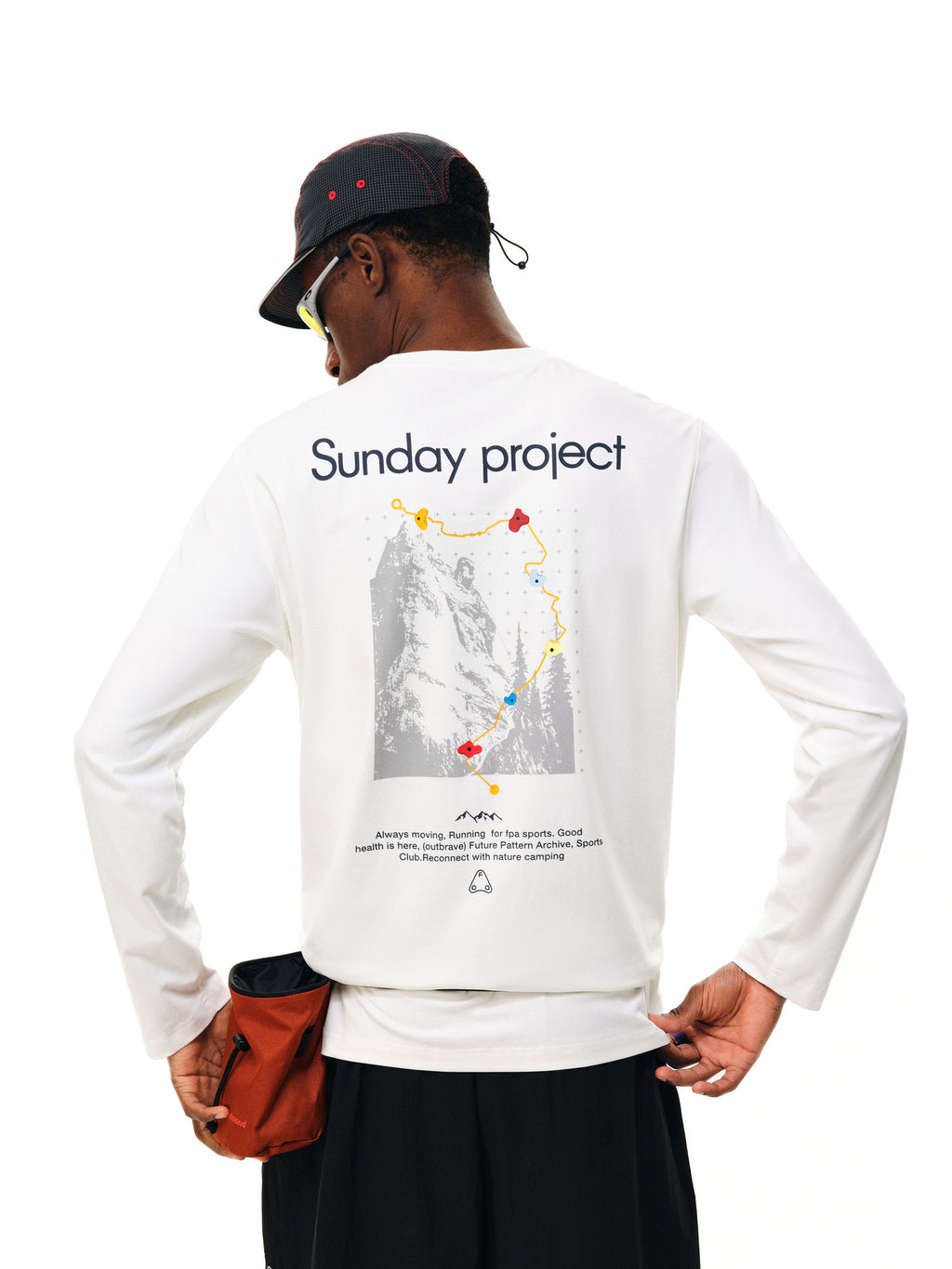 FPA COOLMAX Long Sleeve Quick-Dry Outdoor Training T-Shirt with Rock Print