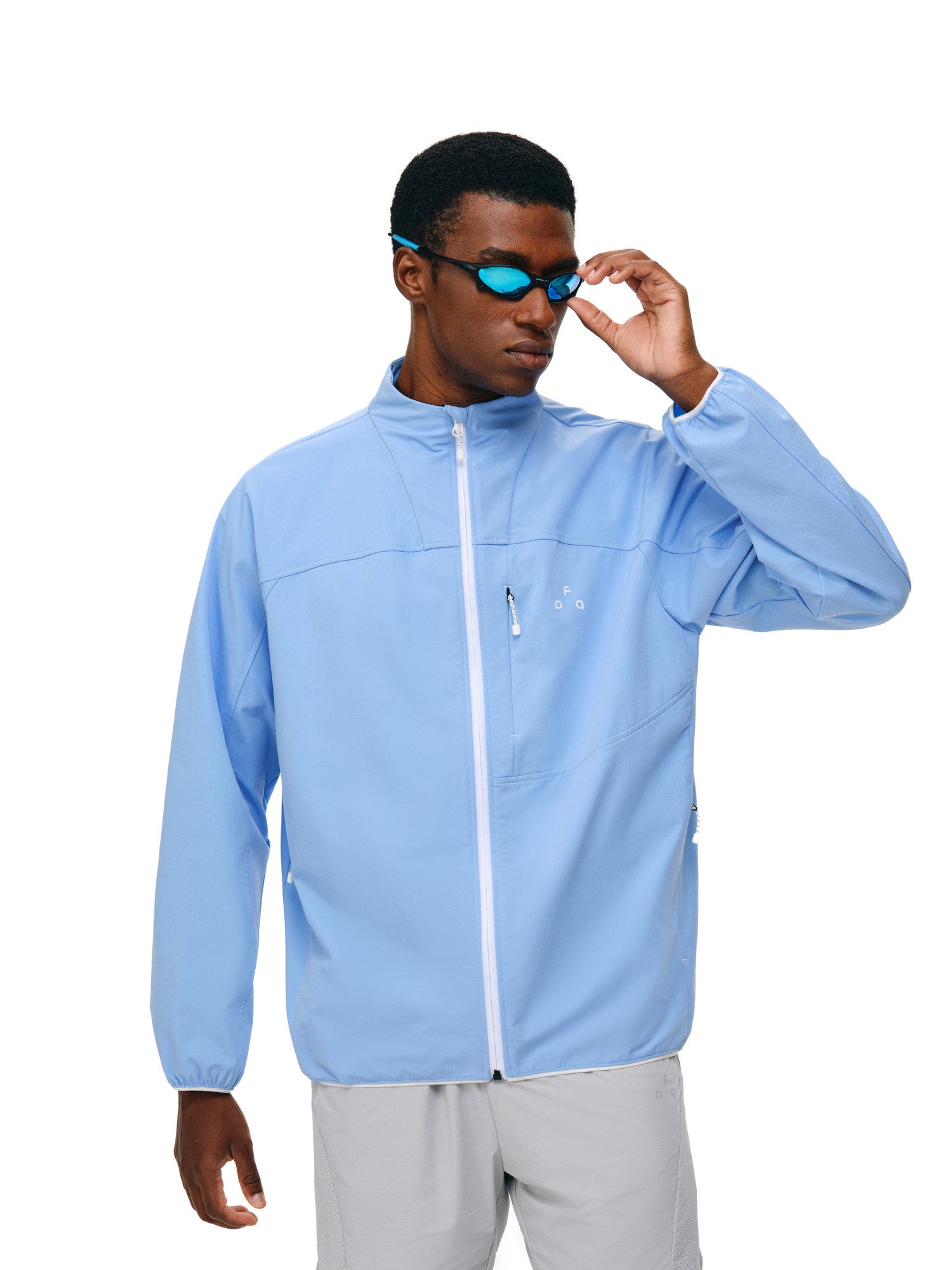 FPA Sports Color-Block Stand Collar Jacket – Lightweight Outdoor Casual Zip-Up for Men and Women
