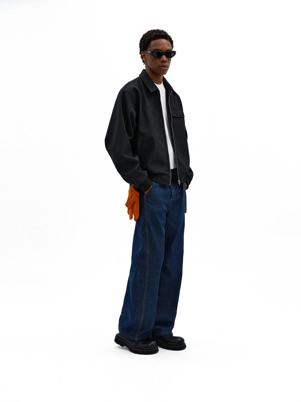 FPA Textured Sports Jacket - American Retro Streetwear Unisex Loose Short Fall Motorcycle Jacket
