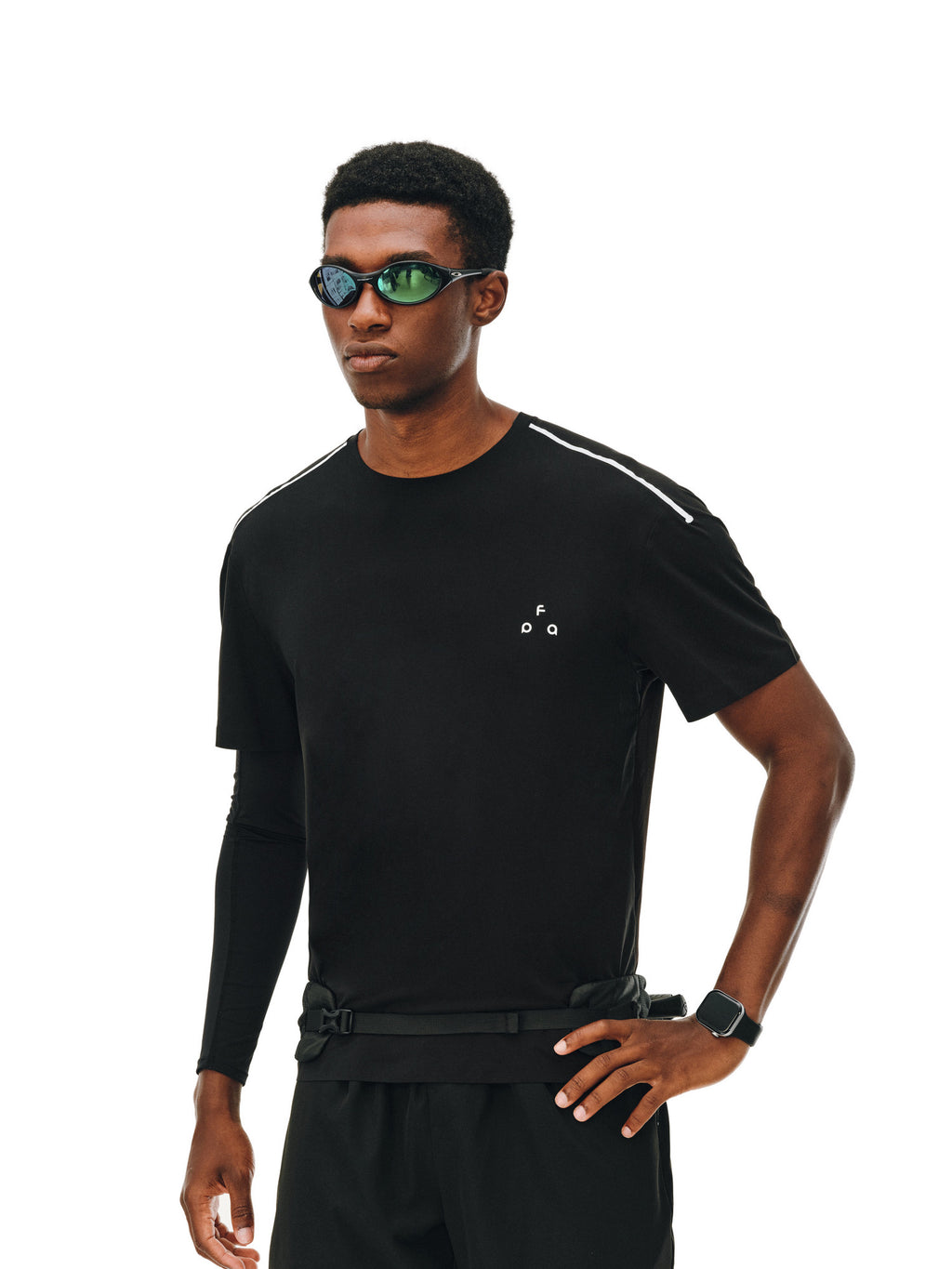 FPA Seamless Bonded Lycra Modal Summer Advanced Craft Design Crew Neck Fitness Running Short Sleeve
