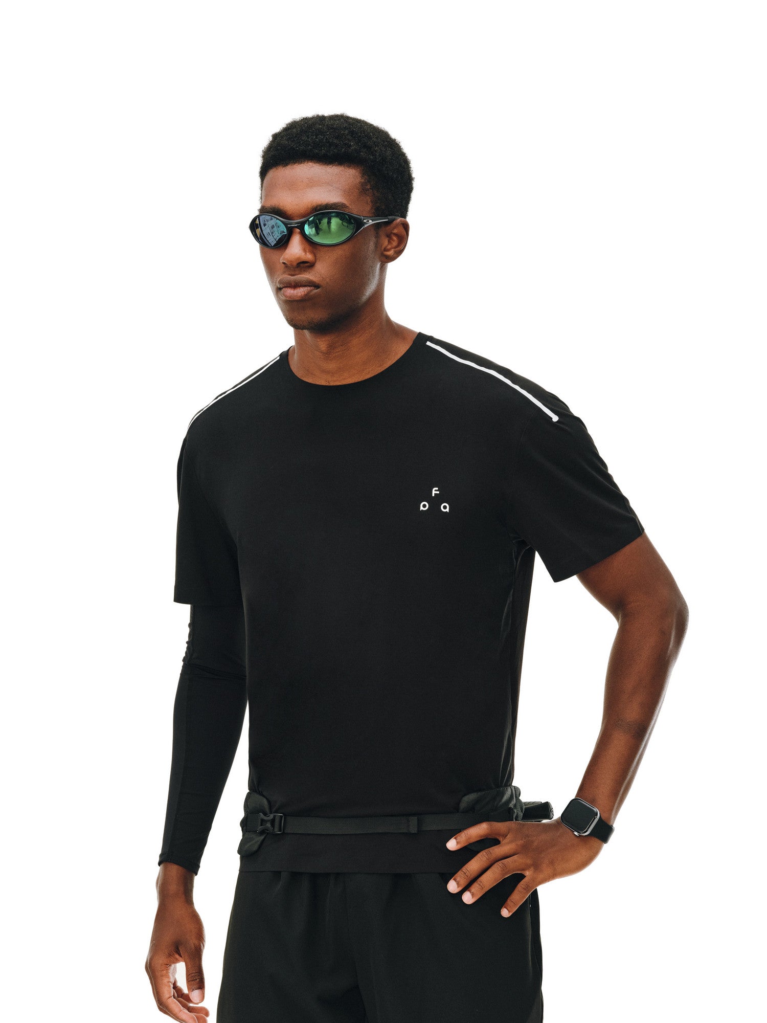 FPA Seamless Bonded Lycra Modal Summer Advanced Craft Design Crew Neck Fitness Running Short Sleeve