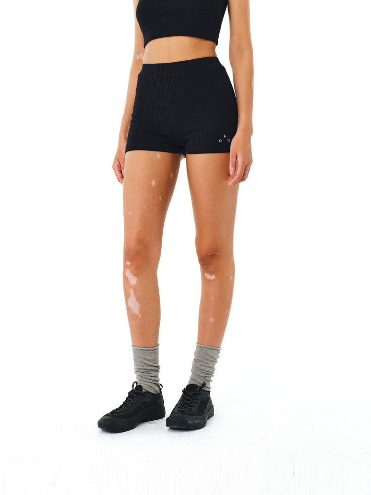 FPA Women's Athletic Running Shorts – Summer Black Slim Fit High-Waist Casual Shorts